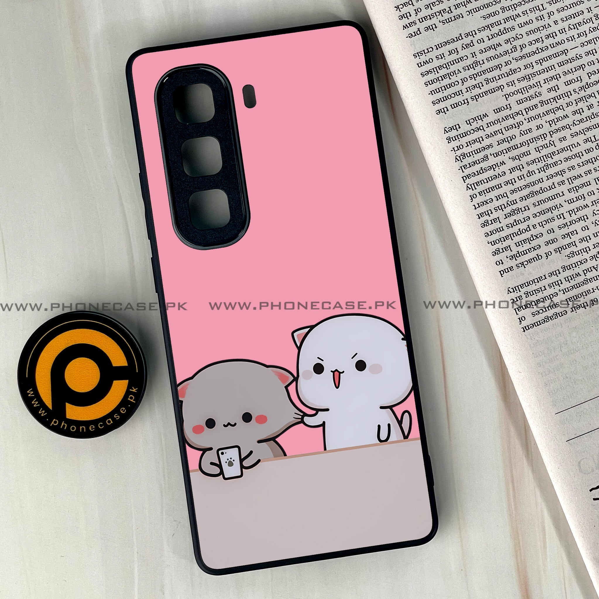 Infinix Hot 60 Pro Plus - Cute BuBu DuDu Series - Premium Metal Printed soft Bumper shock Proof Case