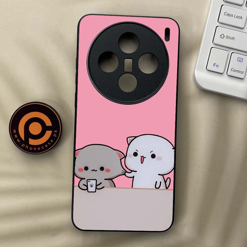 Vivo X200 - Cute BuBu DuDu Series - Premium Metal  Printed soft Bumper shock Proof Case
