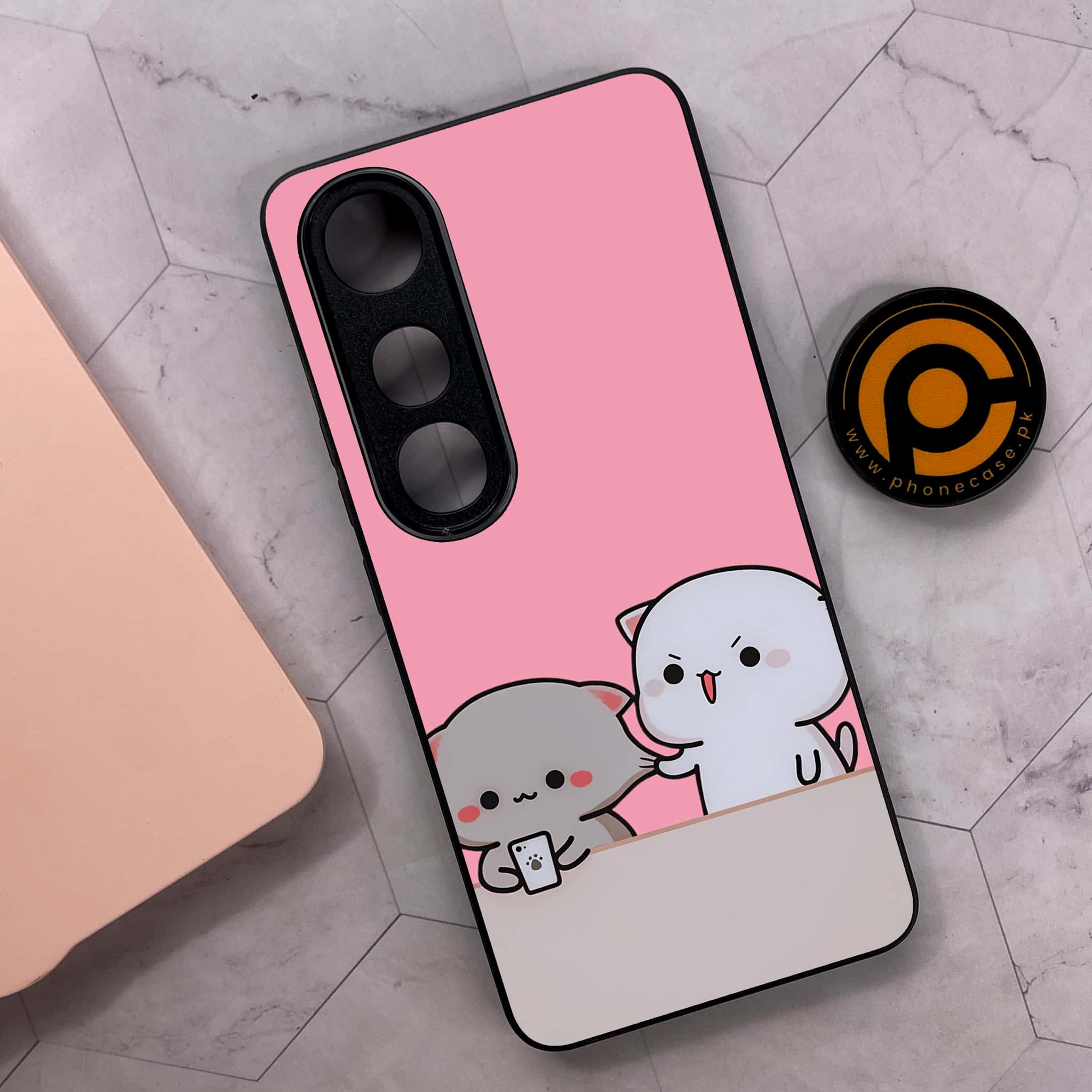 Vivo V50 Lite - Cute BuBu DuDu Series - Premium Metal Printed soft Bumper shock Proof Case
