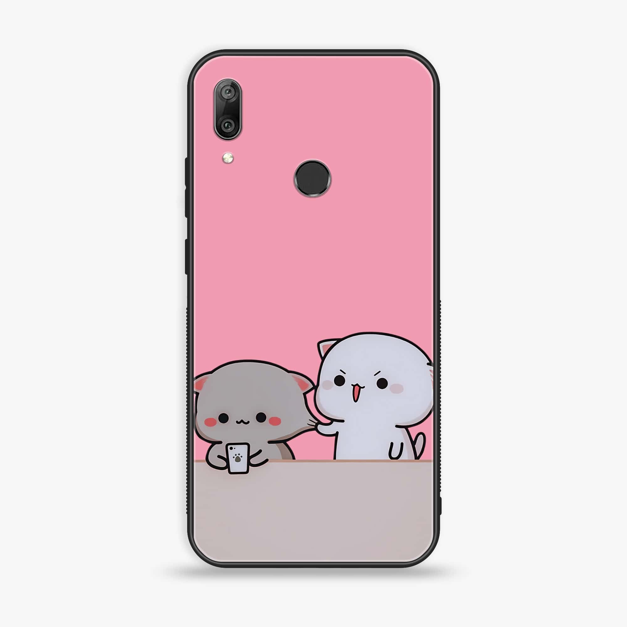 Huawei Y7 Prime (2019) - Cute BuBu DuDu - Premium Printed Glass soft Bumper shock Proof Case