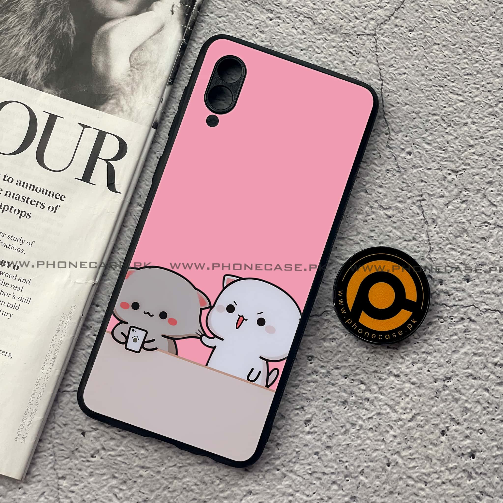 Samsung Galaxy A02 - Cute BuBu DuDu Series - Premium Printed Metal soft Bumper shock Proof Case