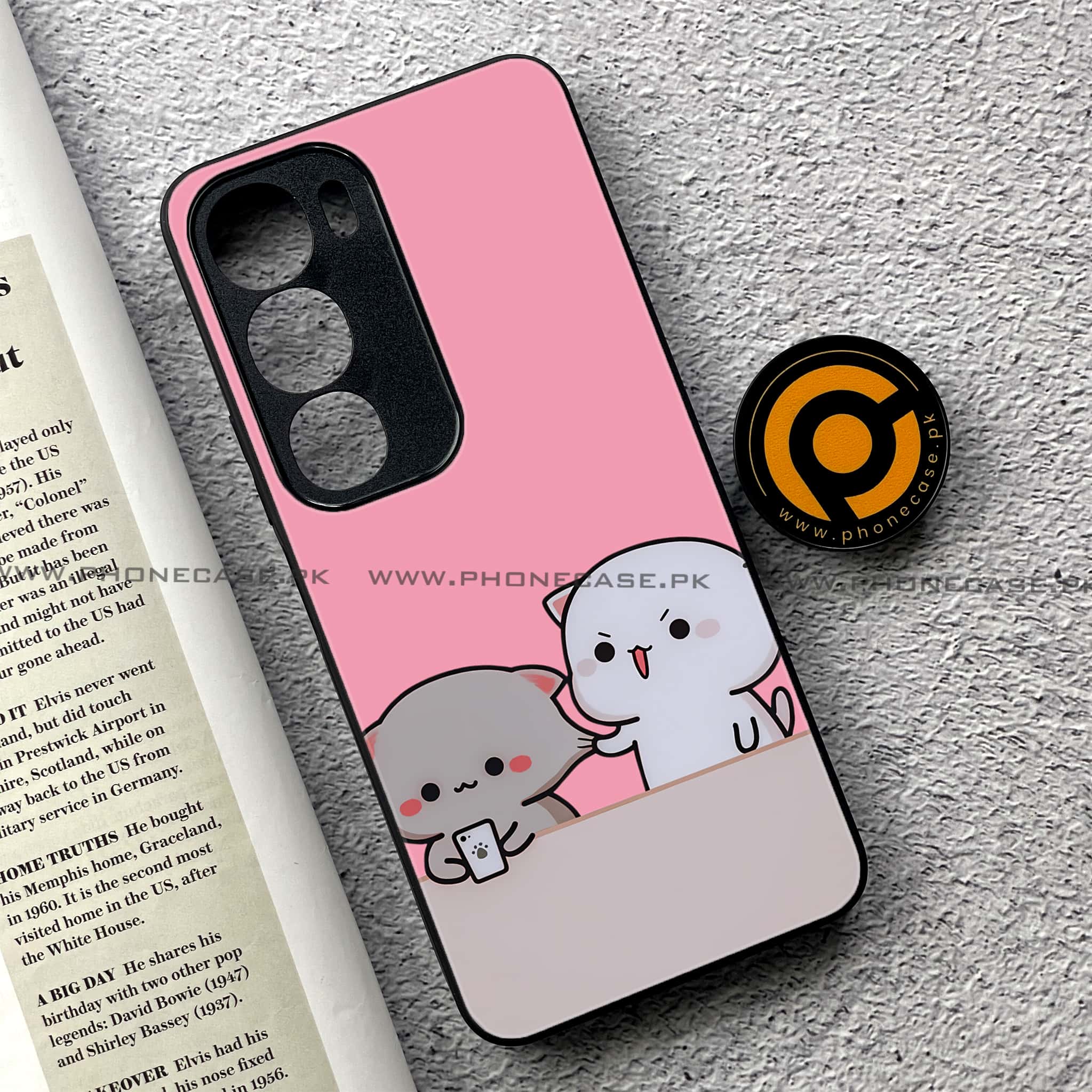 Vivo Y19s Pro - Cute BuBu DuDu Series - Premium Metal Printed soft Bumper shock Proof Case