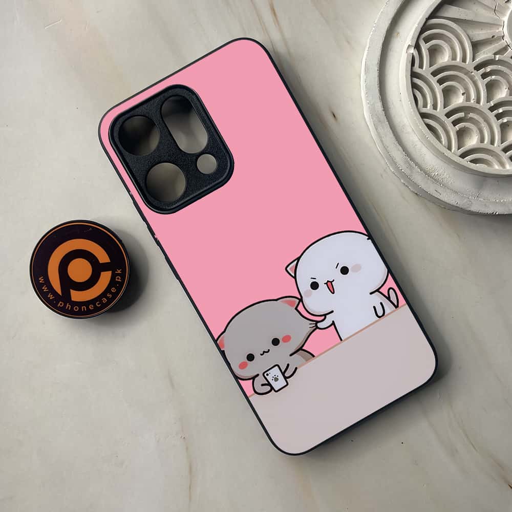 Oppo Reno 14 5G - Cute BuBu DuDu Series - Premium Metal Printed soft Bumper shock Proof Case