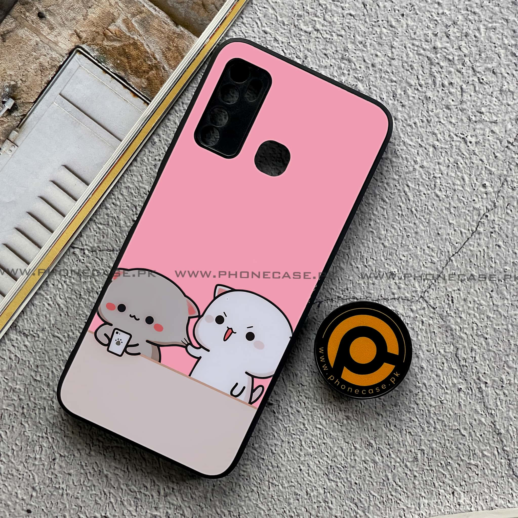 Infinix Note 7 Lite - Cute BuBu DuDu - Premium Printed Metal soft Bumper shock Proof Case