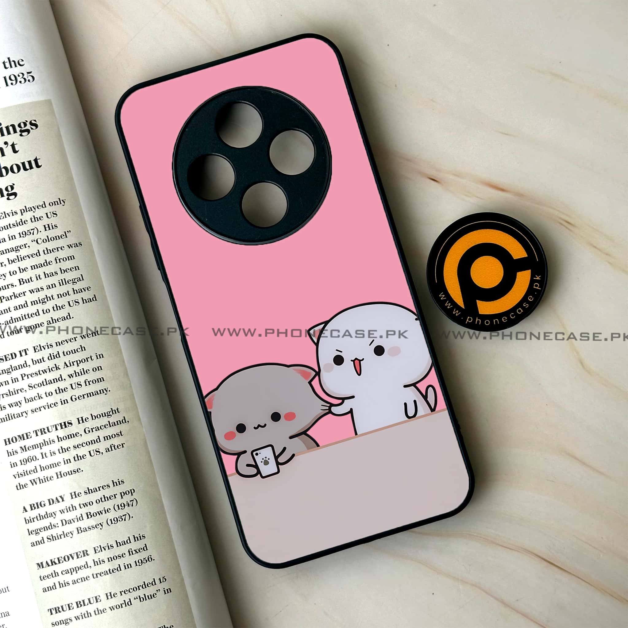 Oppo F27 Pro - Cute BuBu DuDu Series - Premium Metal Printed soft Bumper Shock Proof Case