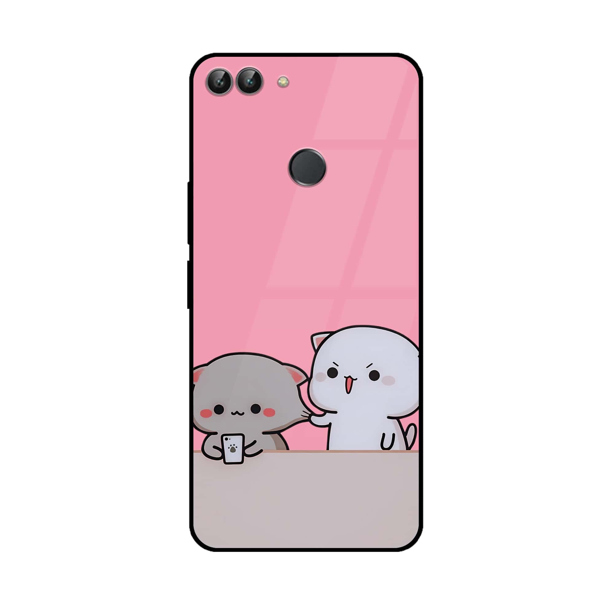 Huawei P Smart - Cute BuBu DuDu Series - Premium Printed Glass soft Bumper shock Proof Case