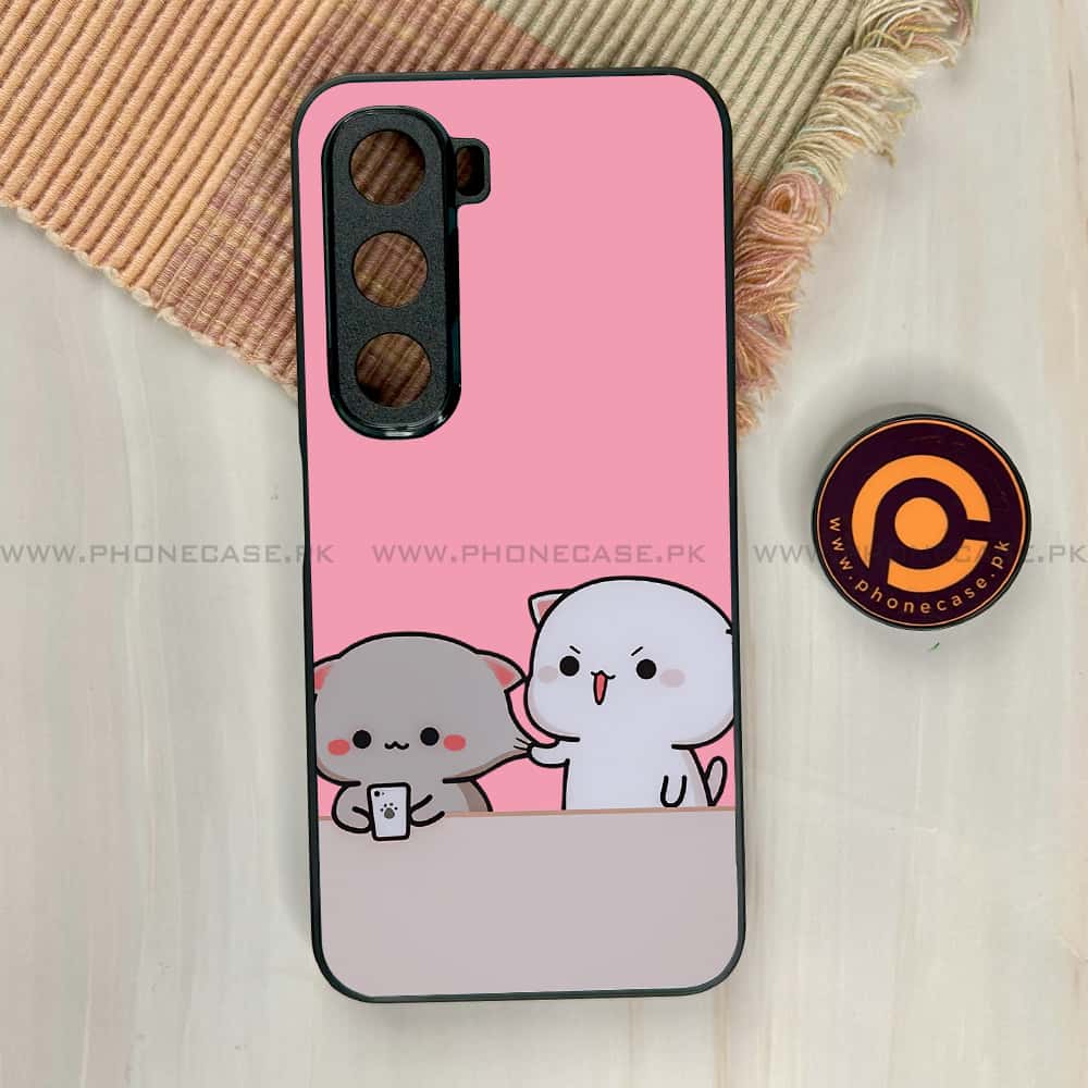 Infinix Hot 60i - Cute BuBu DuDu Series - Premium Metal Printed soft Bumper shock Proof Case