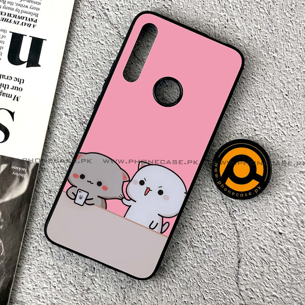 Huawei Y9 Prime (2019) - Cute BuBu DuDu Design 2 - Premium Printed Glass soft Bumper shock Proof Case  CS-33556