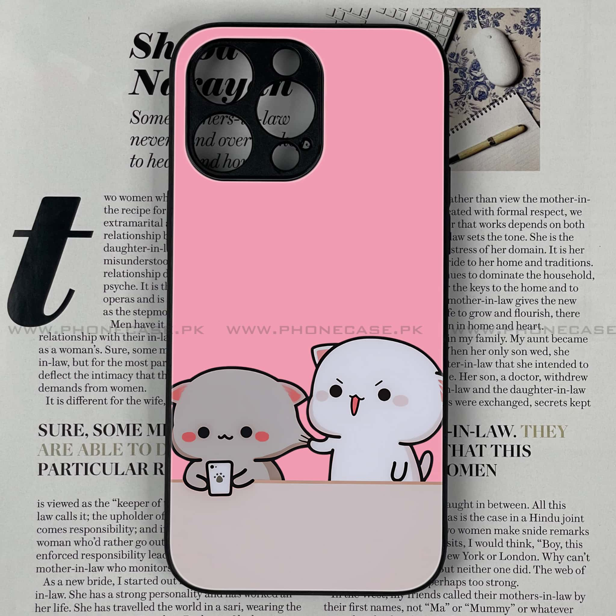 iPhone 16 Pro Max - Cute BuBu DuDu Series - Premium Printed Glass soft Bumper shock Proof Case