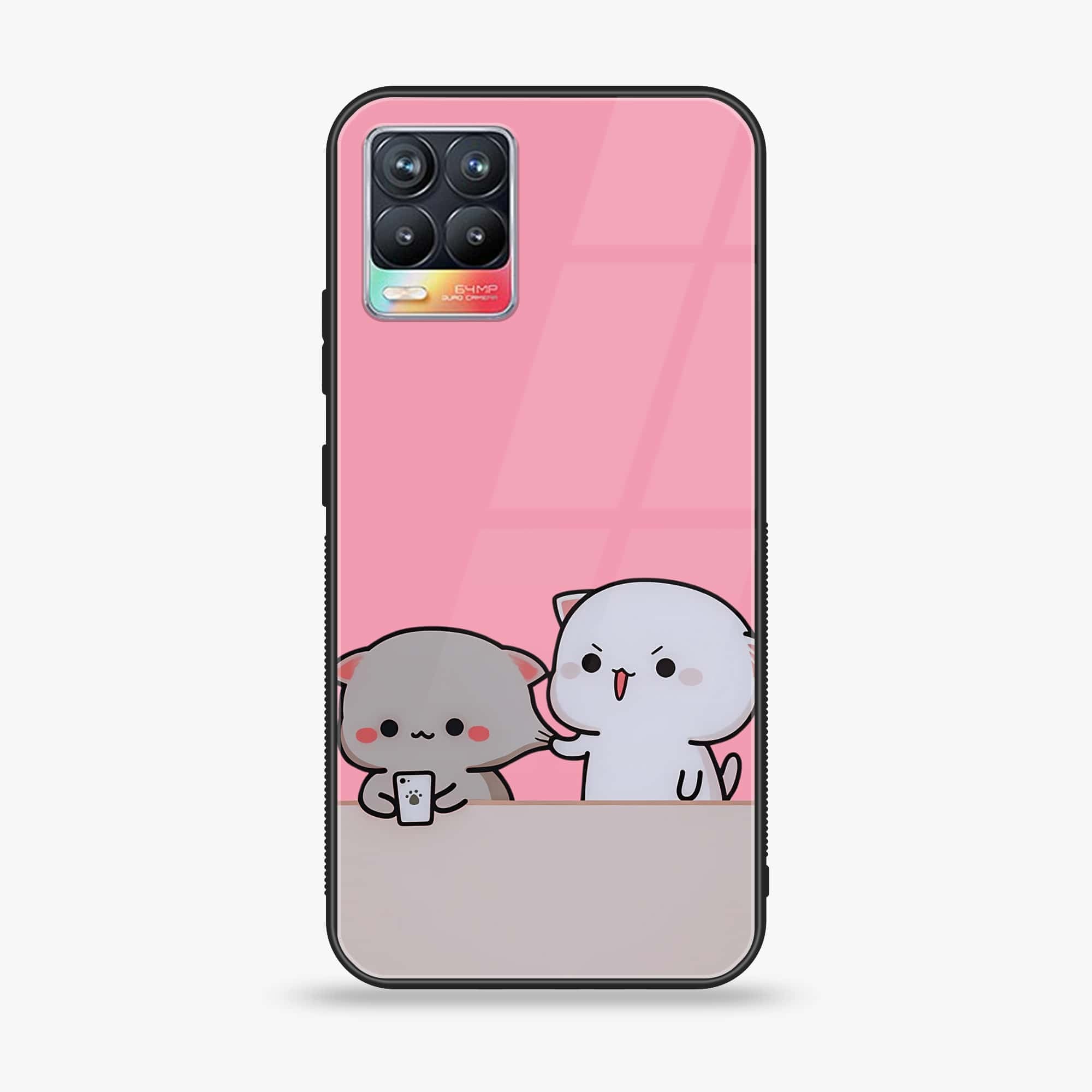 Realme 8 Pro - Cute BuBu DuDu Series - Premium Printed Glass soft Bumper shock Proof Case