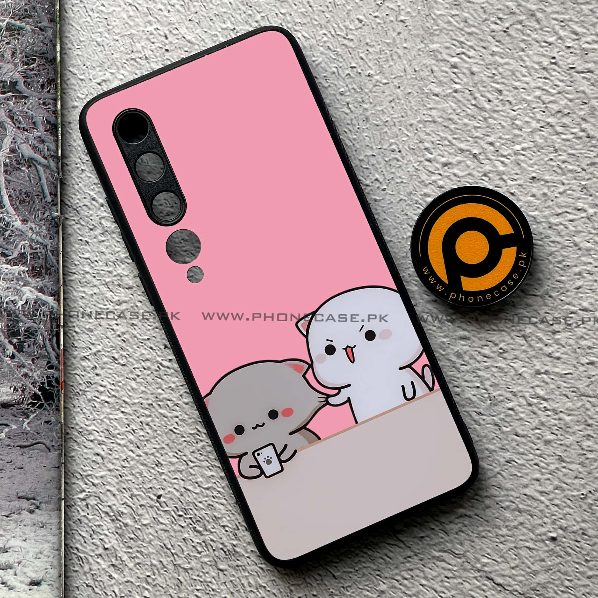 Xiaomi Mi 10 - Cute BuBu DuDu Series - Premium Printed Glass soft Bumper shock Proof Case