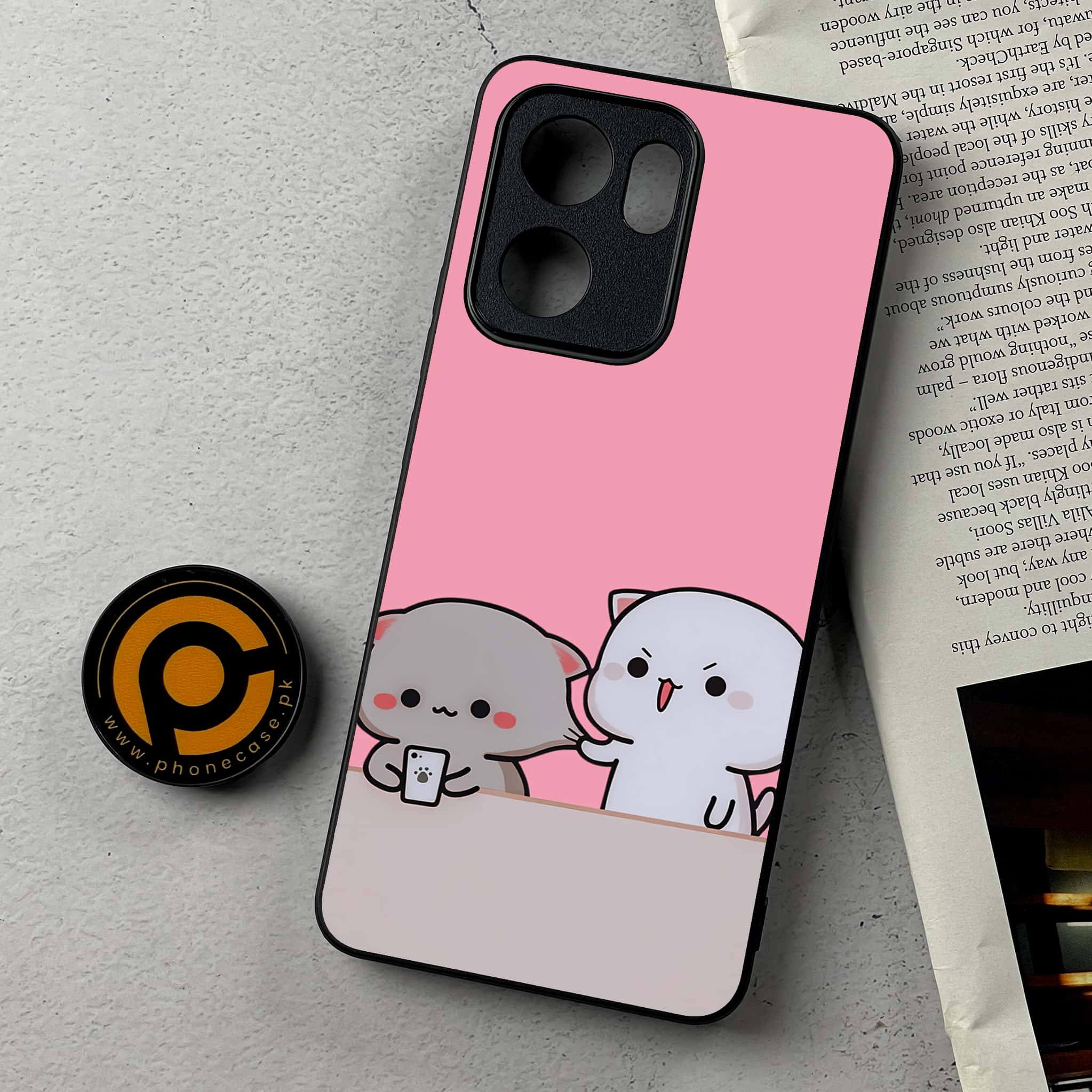 Oppo Reno 13F - Cute BuBu DuDu Series - Premium Metal Printed Soft Bumper Shockproof Case