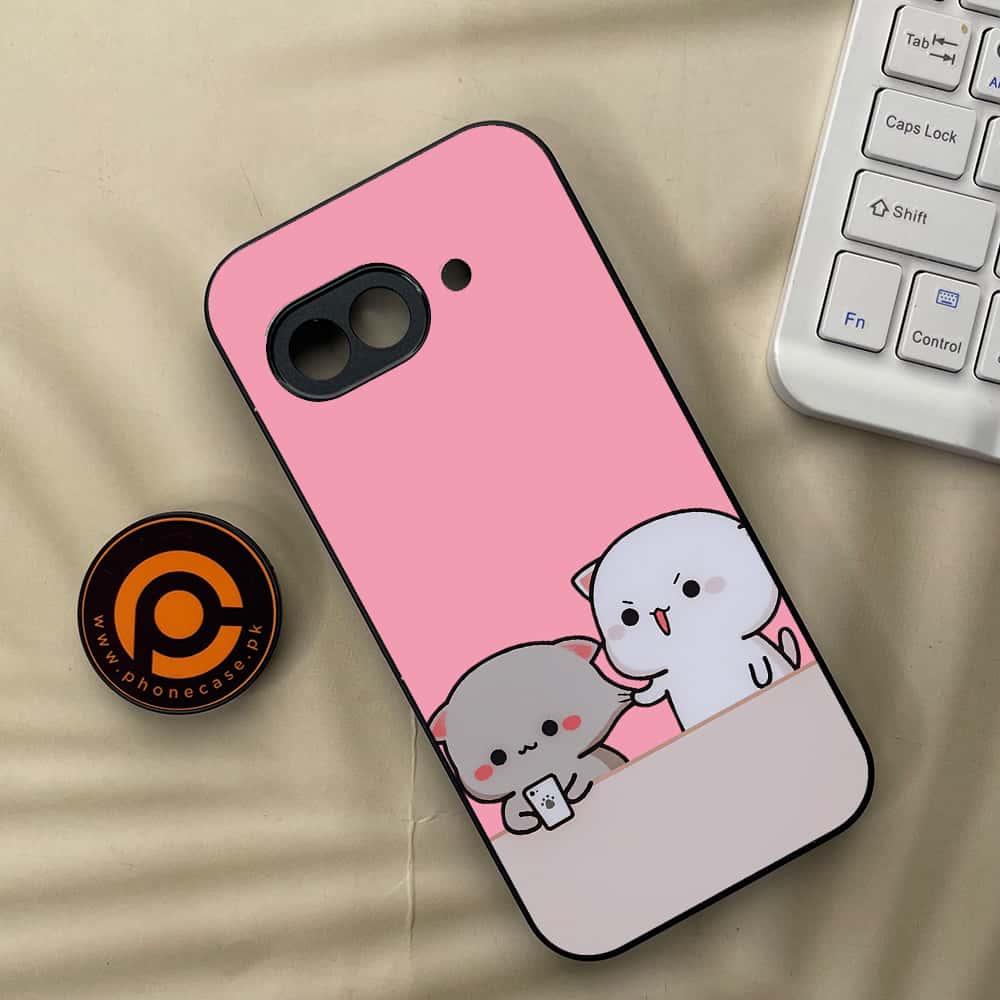 Google Pixel 9a - Cute BuBu DuDu Series - Premium Metal Printed soft Bumper Shock Proof Case