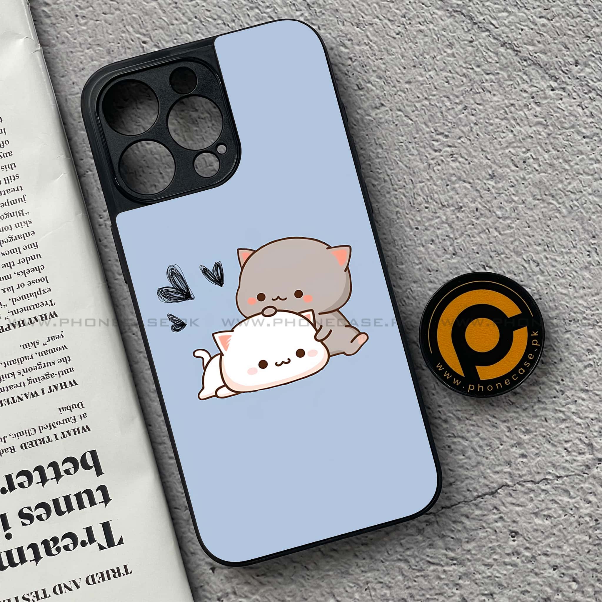 iPhone 15 Pro - Cute BuBu DuDu Series - Premium Metal Printed soft Bumper shock Proof Case