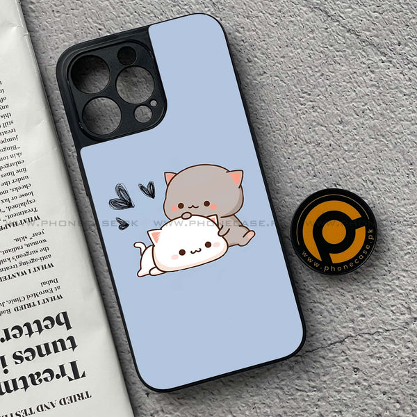 iPhone 15 Pro Max - Cute BuBu DuDu Design 3  - Premium Metal Printed soft Bumper shock Proof Case  CS-37999