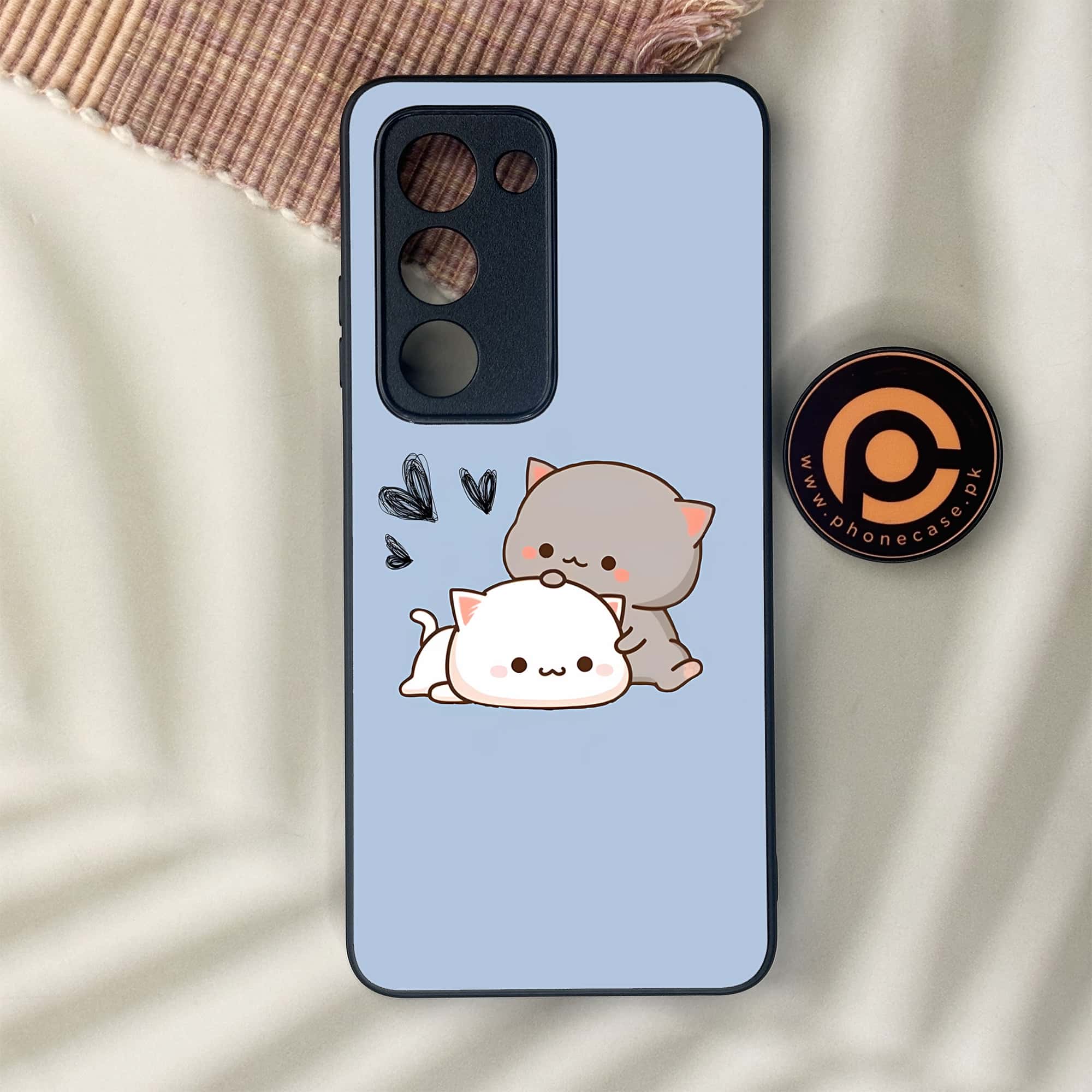 Oppo A5 2025 - Cute BuBu DuDu Series - Premium Metal Printed soft Bumper shock Proof Case