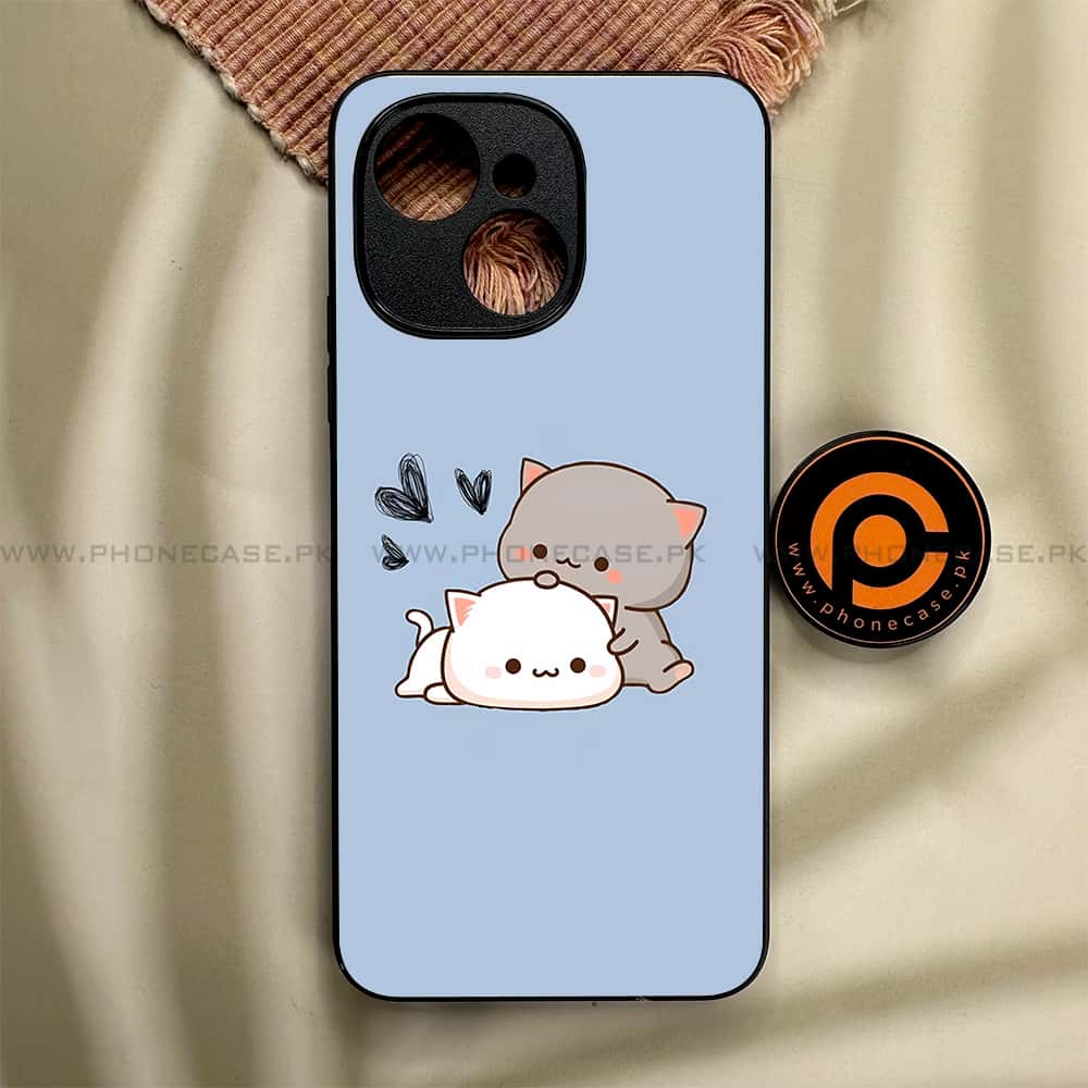 Tecno Spark 40C - Cute BuBu DuDu Series - Premium Metal Printed soft Bumper shock Proof Case