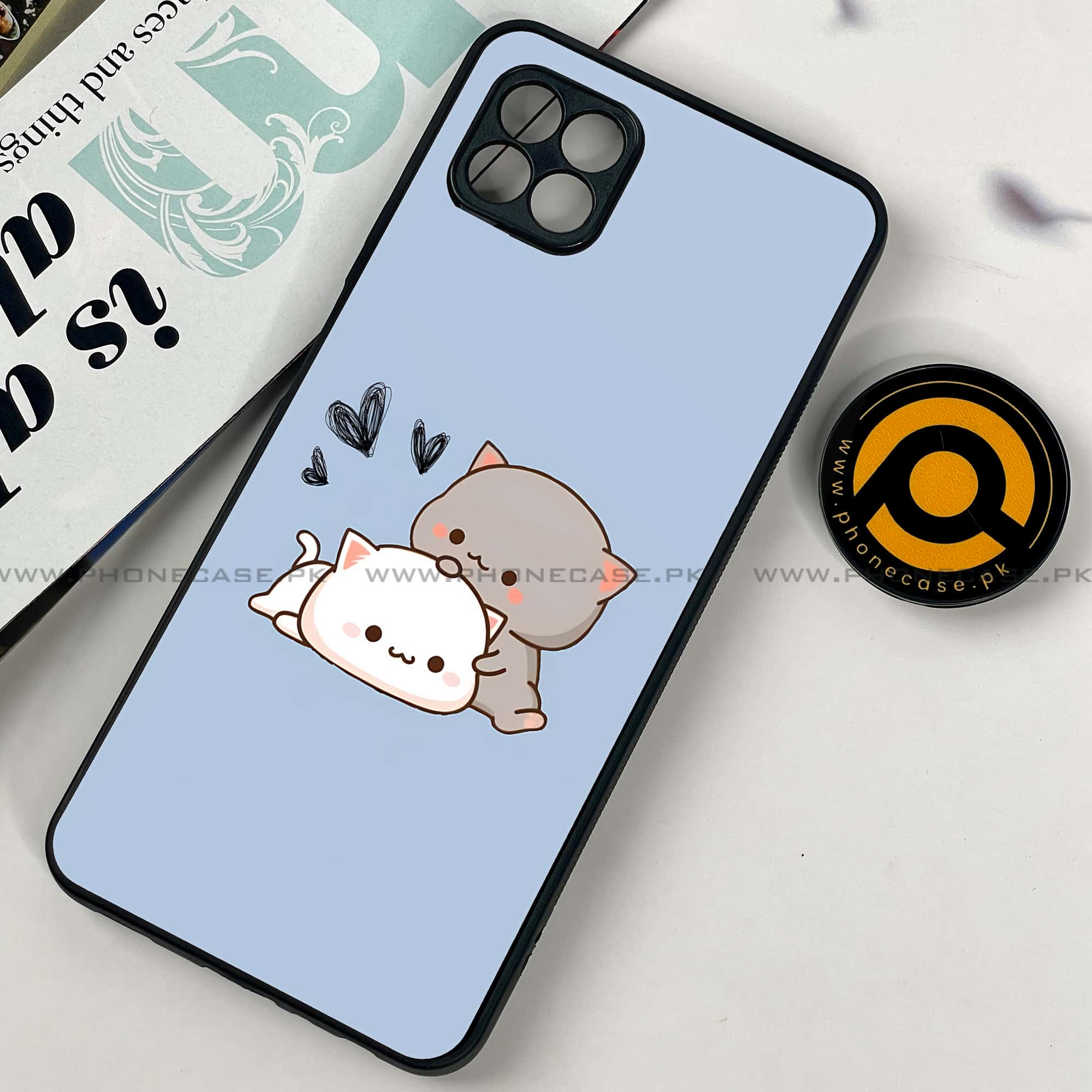 Samsung Galaxy A22 - Cute BuBu DuDu - Premium Printed Metal soft Bumper shock Proof Case