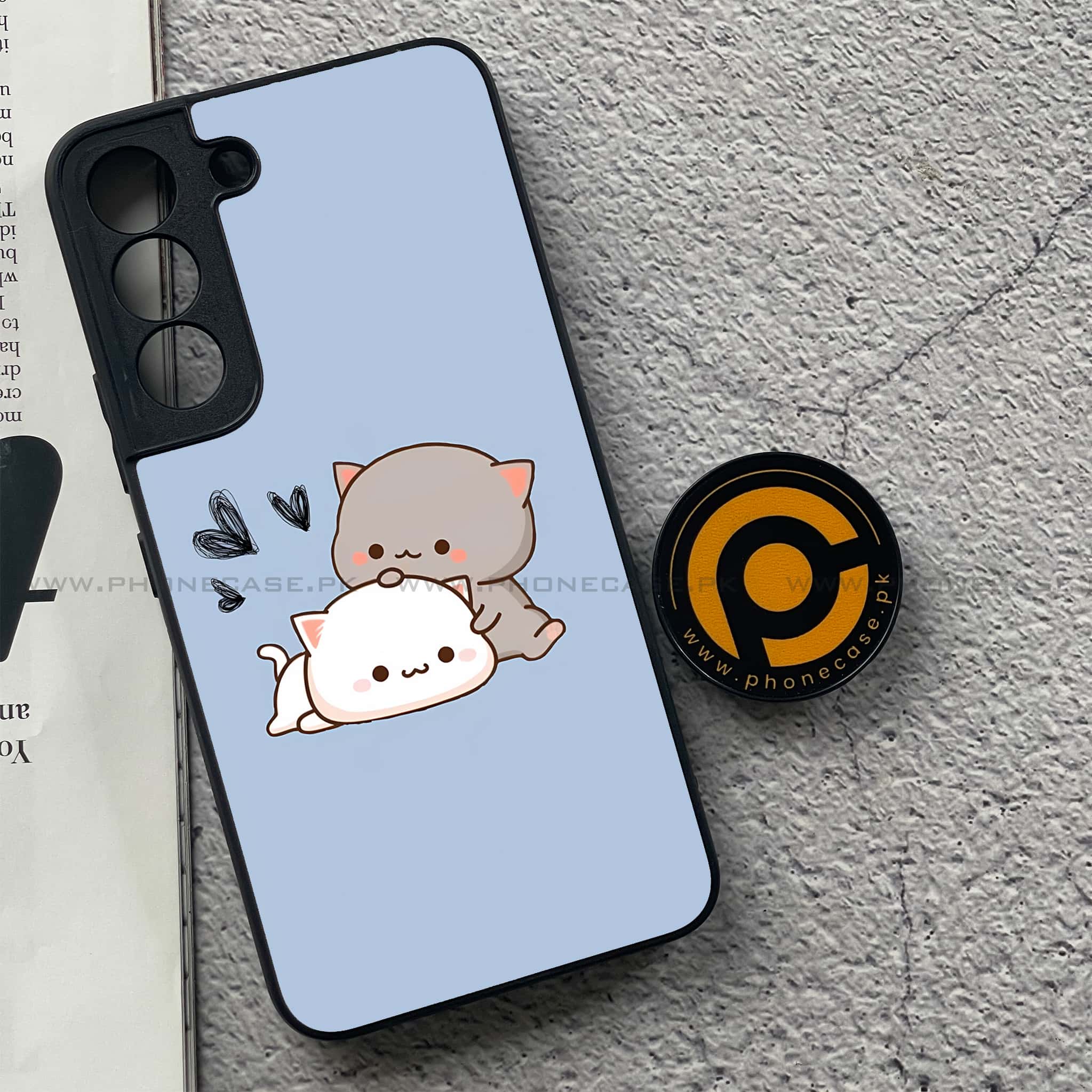 Samsung Galaxy S22 - Cute BuBu DuDu Series - Premium Metal Printed soft Bumper shock Proof Case