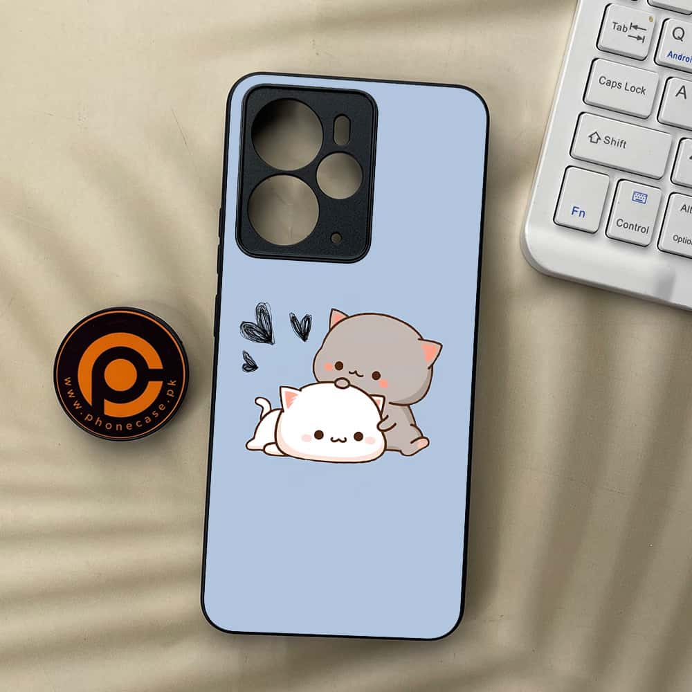 Realme 14 5G - Cute BuBu DuDu Series - Premium Metal Printed soft Bumper Shock Proof Case