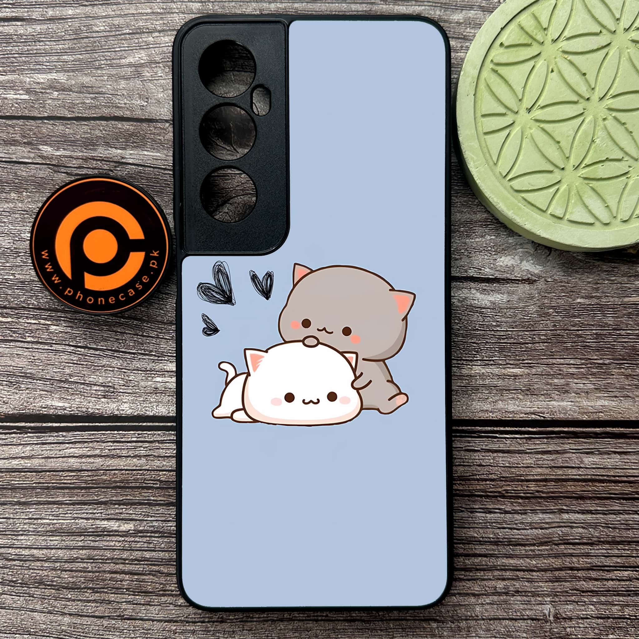 Realme C65  - Cute BuBu DuDu Series - Premium Metal Printed soft Bumper shock Proof Case