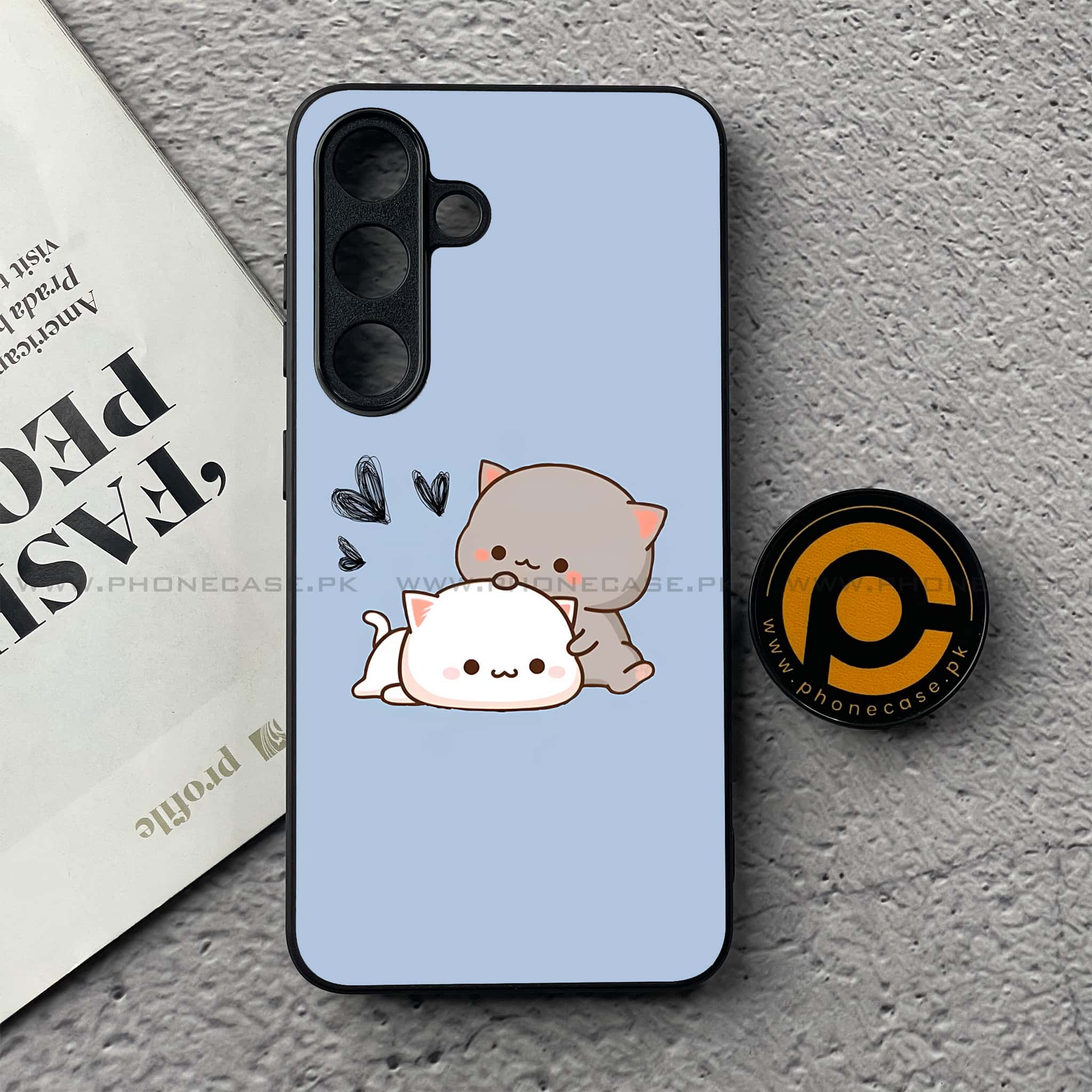 Samsung Galaxy S25 FE - Cute BuBu DuDu Series - Premium Metal Printed soft Bumper shock Proof Case