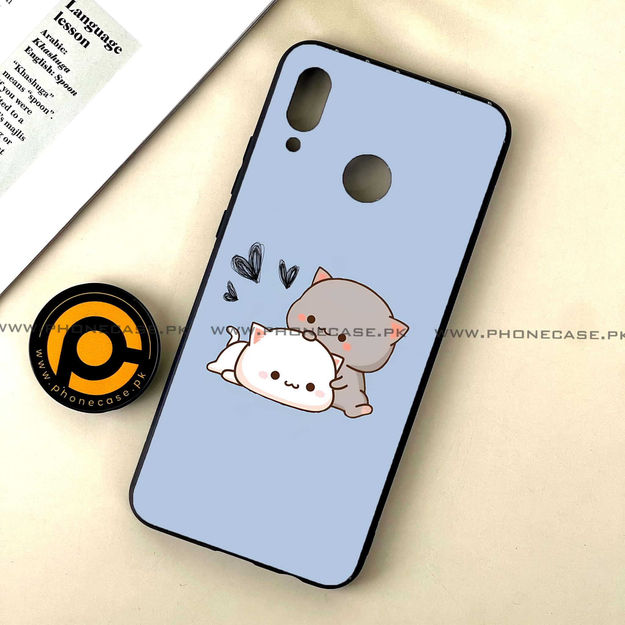 Huawei Nova 3 - Cute BuBu DuDu Series - Premium Printed Glass soft Bumper shock Proof Case