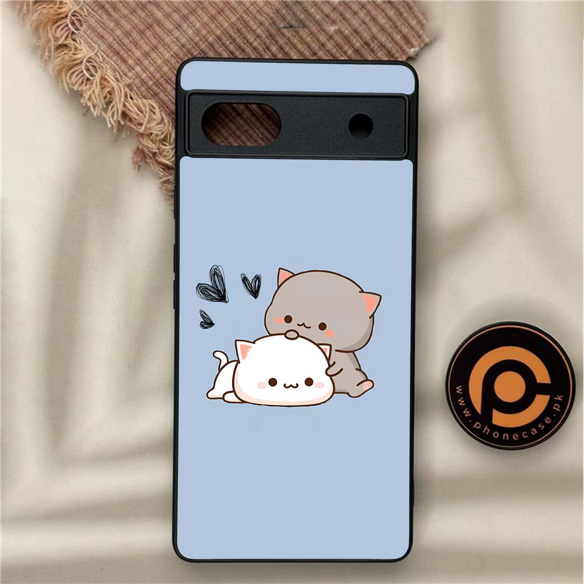 Google Pixel 6A - Cute BuBu DuDu - Premium Metal Printed soft Bumper Shock Proof Case