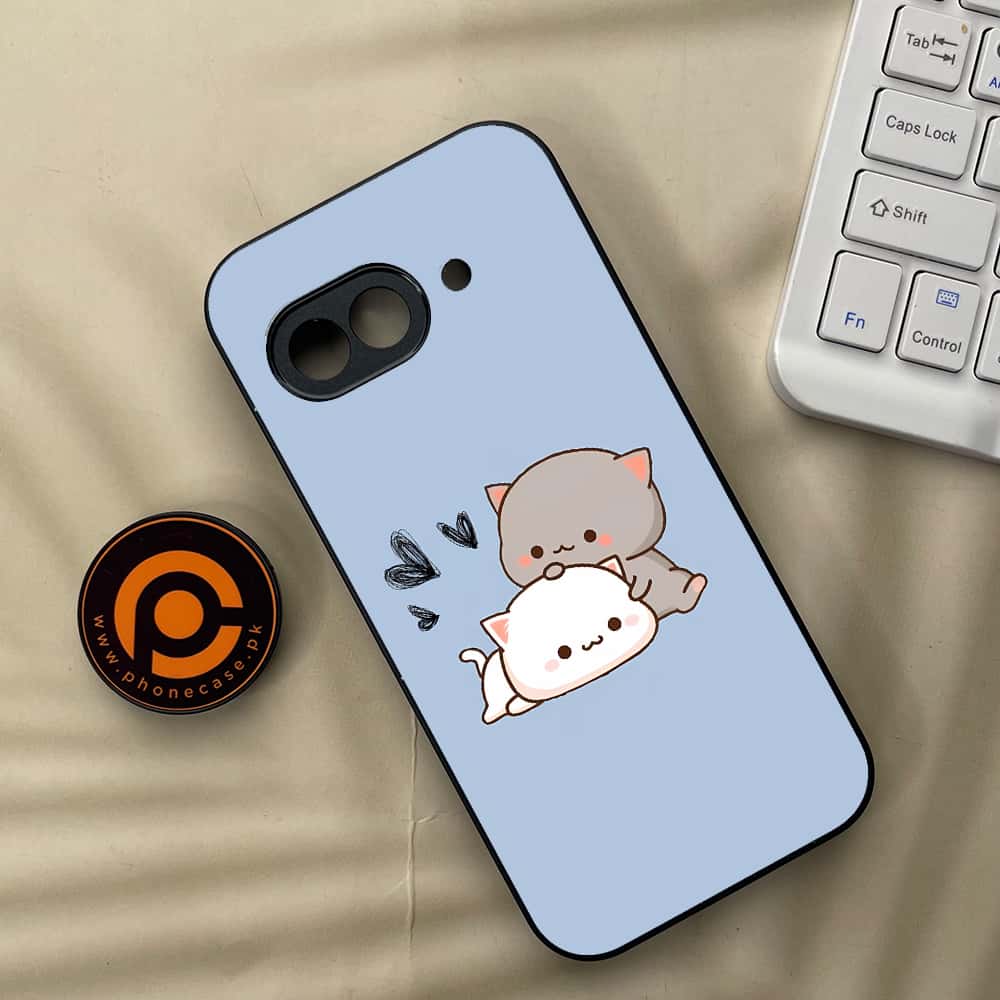 Google Pixel 9a - Cute BuBu DuDu Series - Premium Metal Printed soft Bumper Shock Proof Case