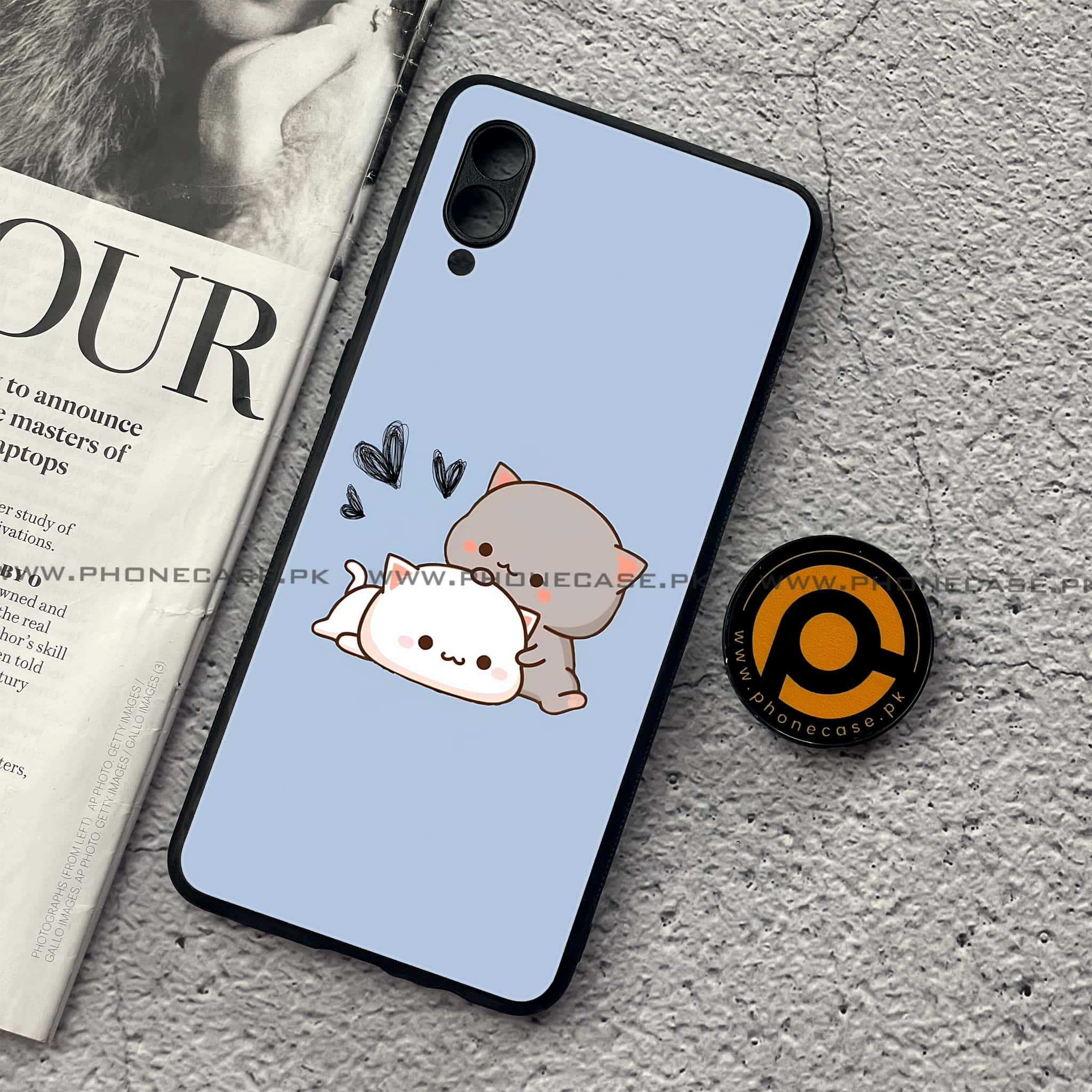 Samsung Galaxy A02 - Cute BuBu DuDu Series - Premium Printed Metal soft Bumper shock Proof Case