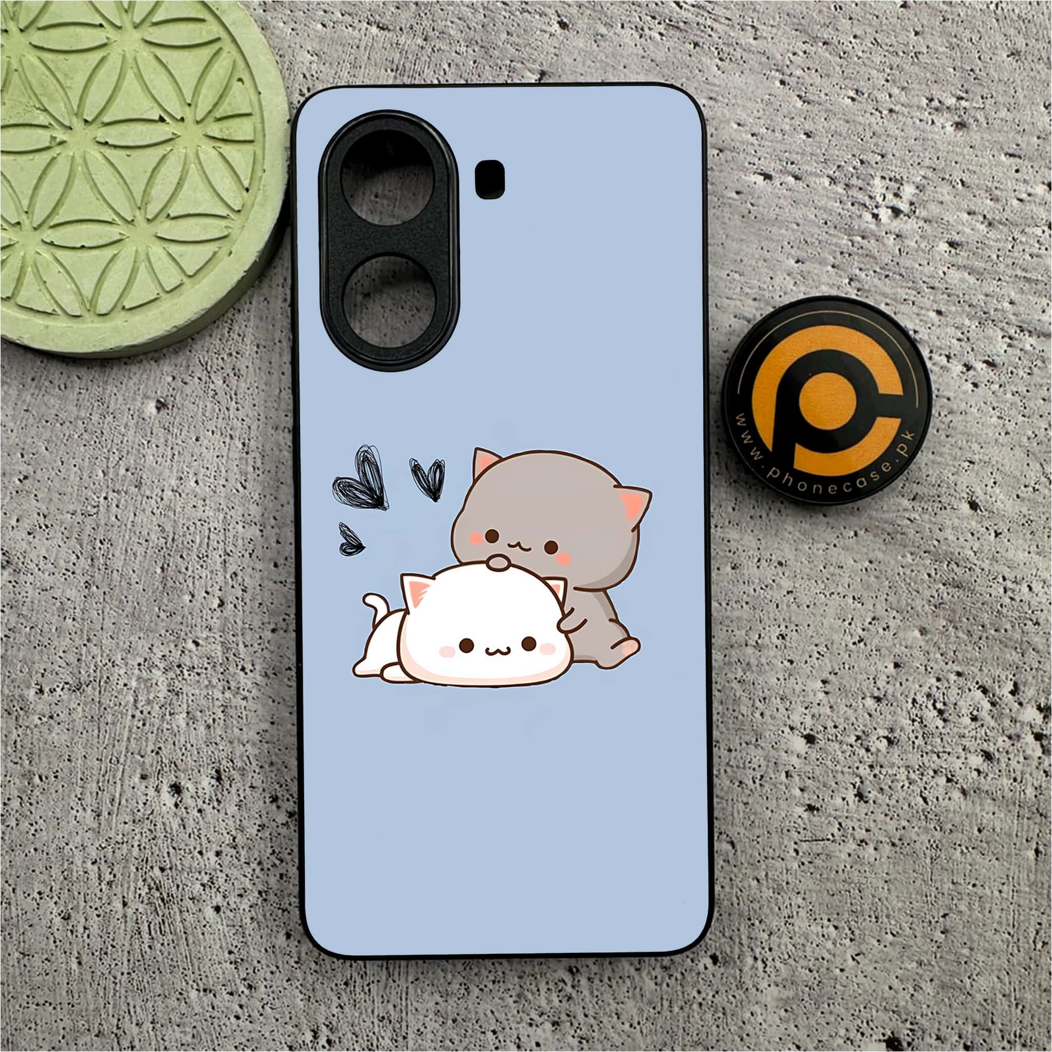 Xiaomi Poco X7 Pro 5G - Cute BuBu DuDu Series - Premium Metal  Printed soft Bumper shock Proof Case