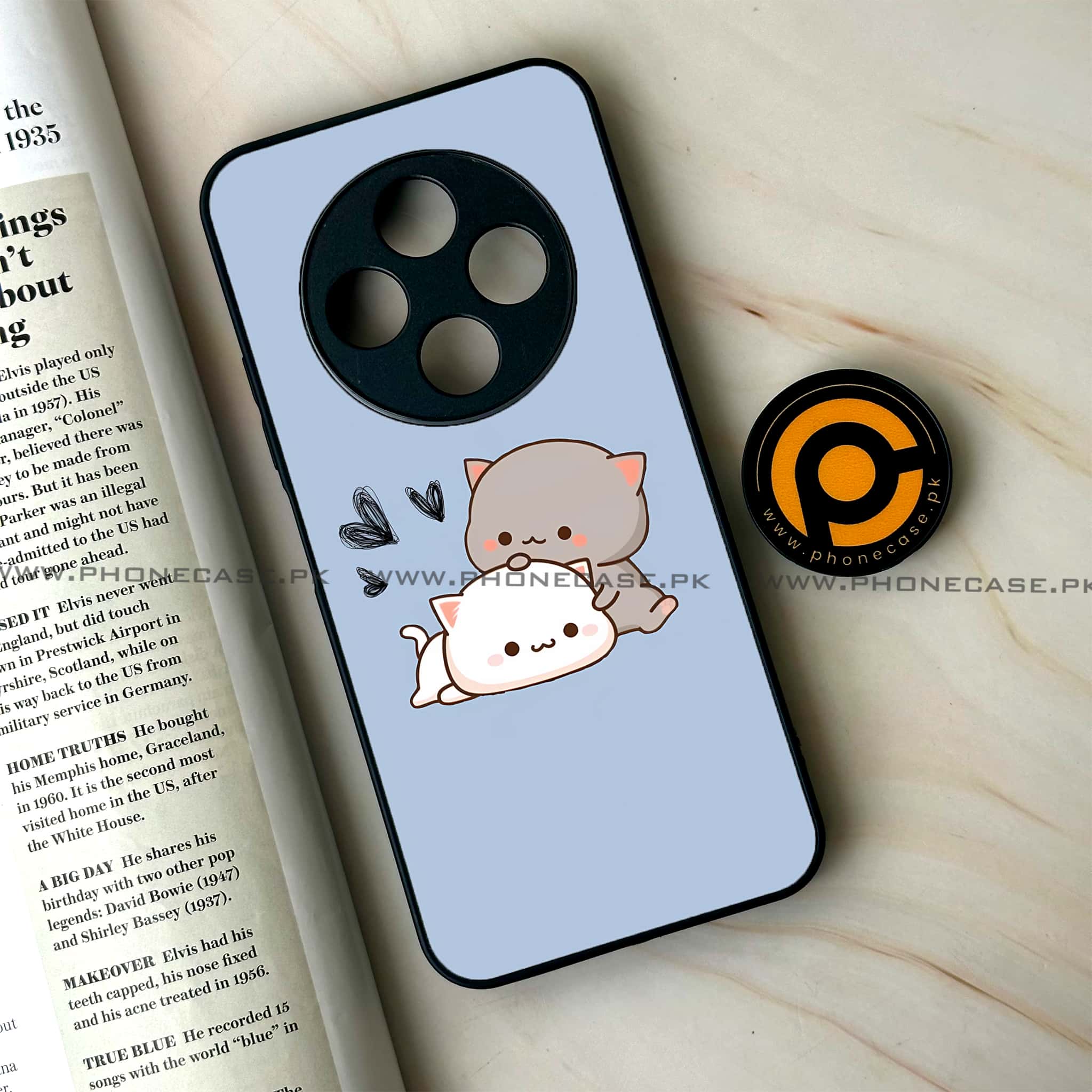 Oppo F27 Pro - Cute BuBu DuDu Series - Premium Metal Printed soft Bumper Shock Proof Case