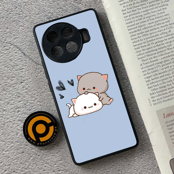 Tecno Spark 20 pro plus - Cute BuBu DuDu Design 3 - Premium Metal Printed soft Bumper shock Proof Case  CS-32857