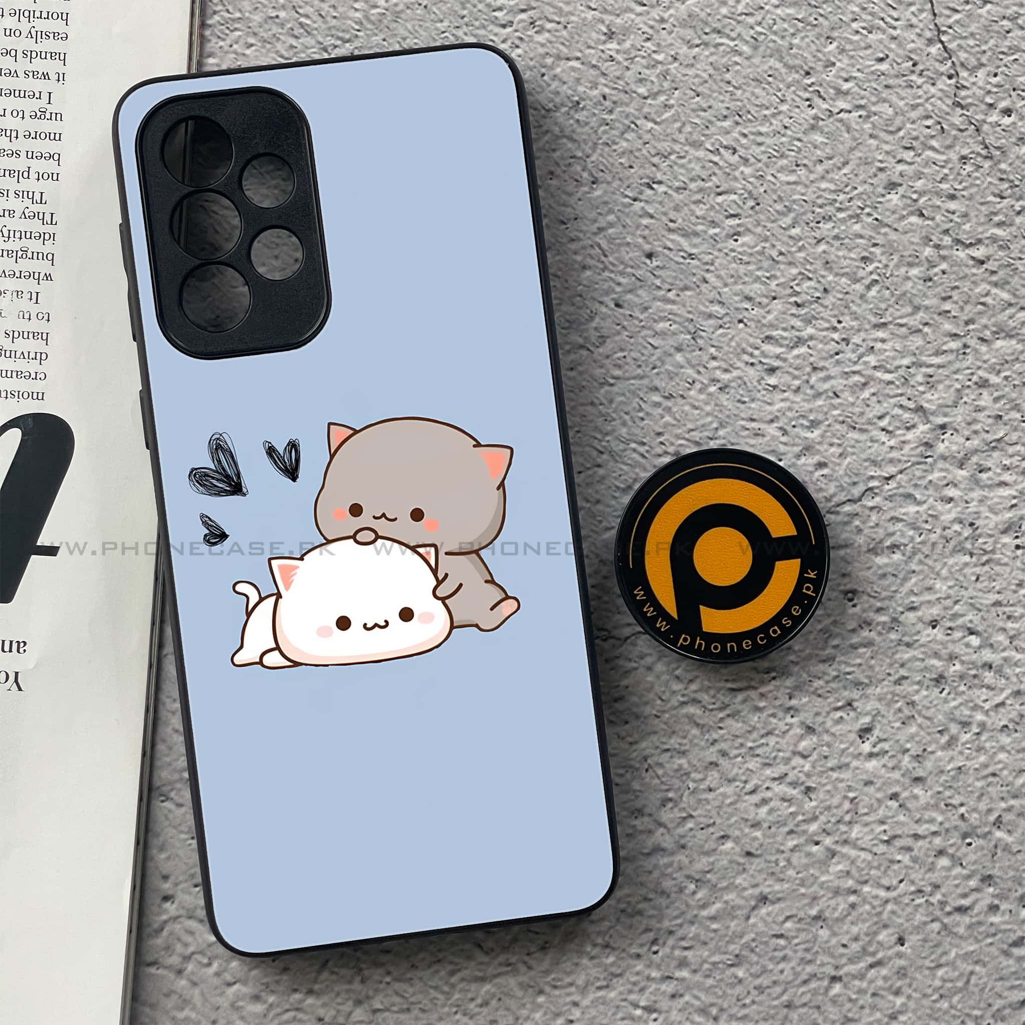 Samsung Galaxy A33- Cute BuBu DuDu Series - Premium Printed Glass soft Bumper shock Proof Case