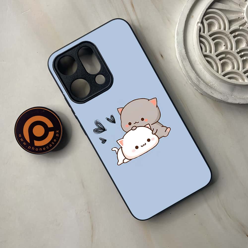 Oppo Reno 14 5G - Cute BuBu DuDu Series - Premium Metal Printed soft Bumper shock Proof Case