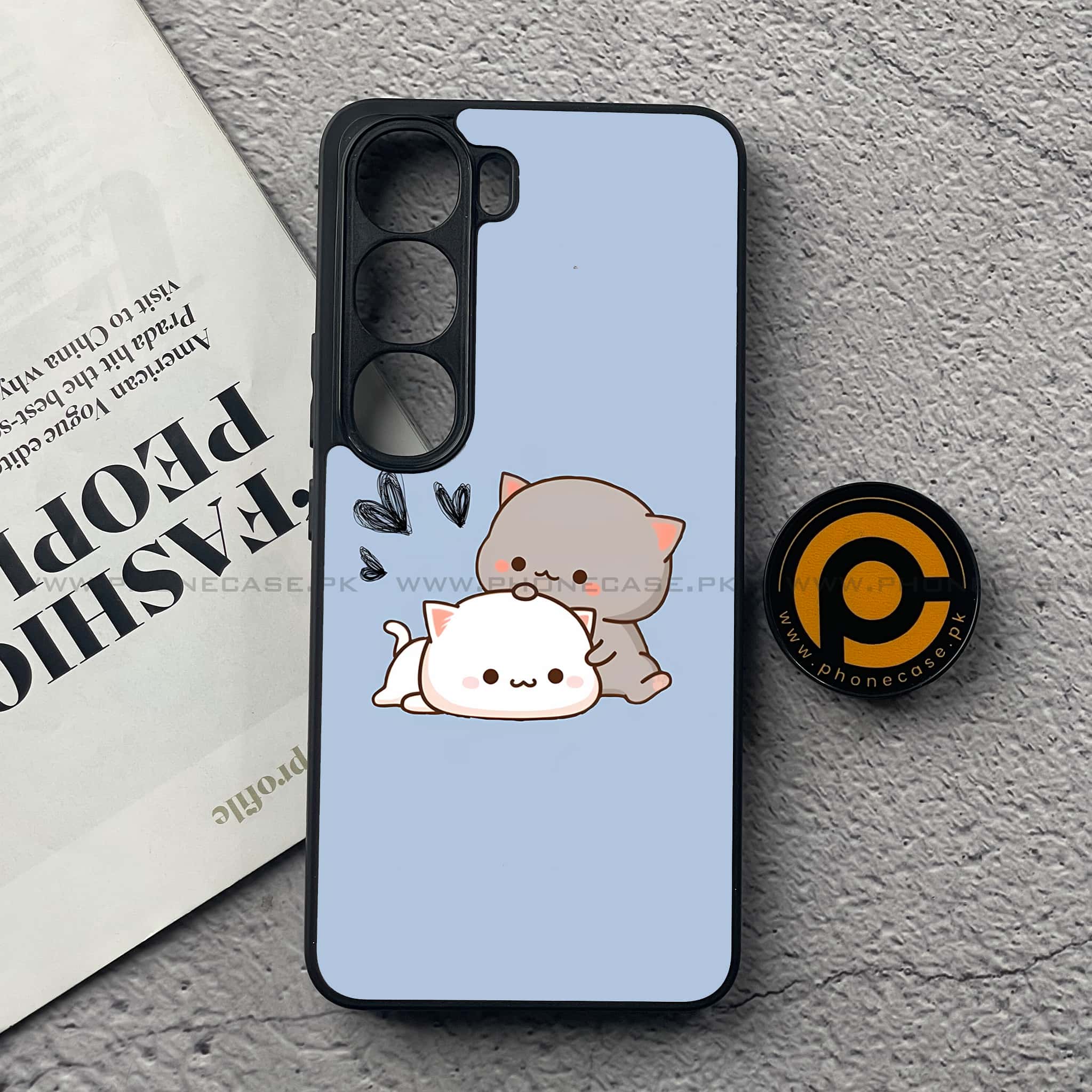 Vivo V40 Lite (IDN) - Cute BuBu DuDu Series - Premium Metal Printed soft Bumper Shock Proof Case