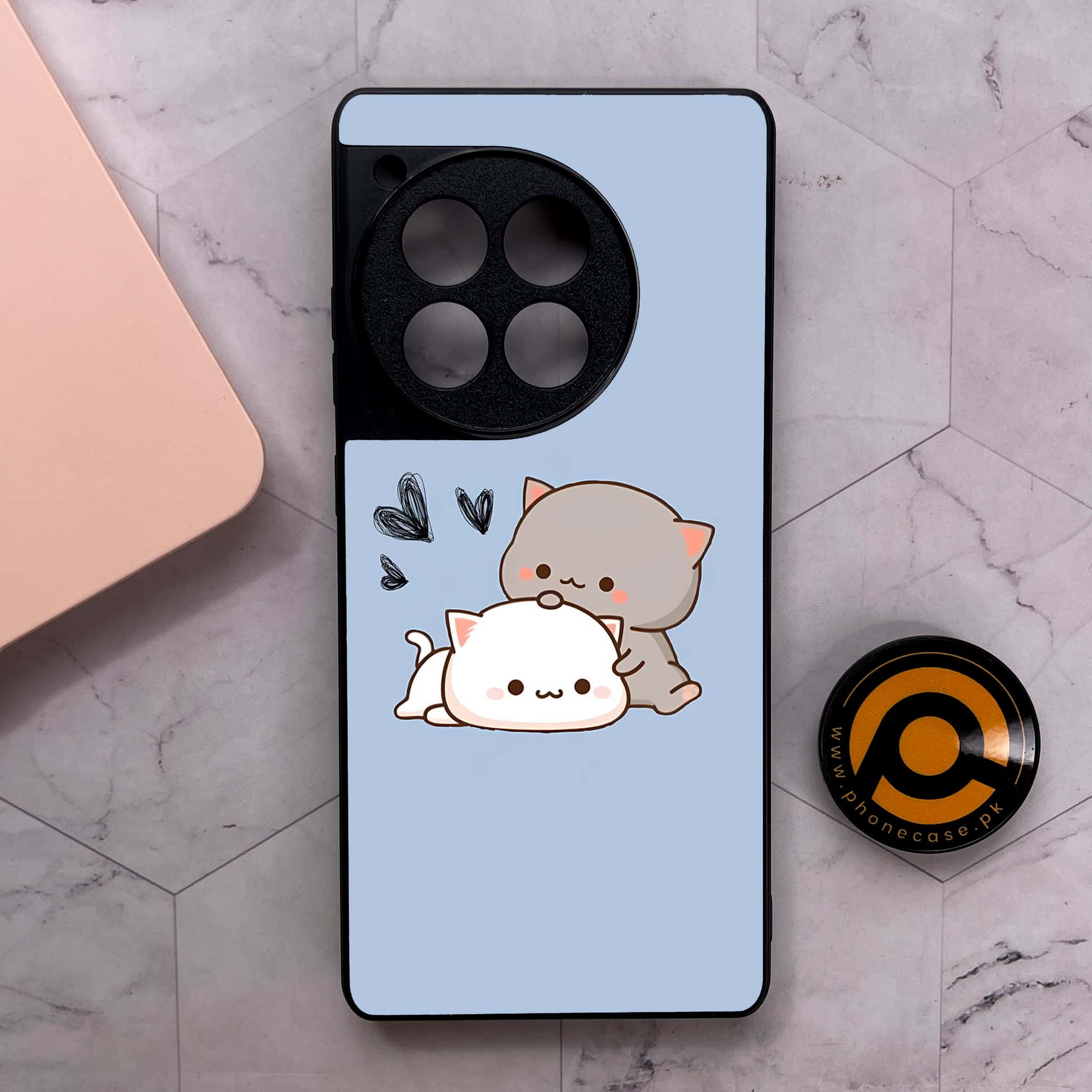 OnePlus 12R - Cute BuBu DuDu Series - Premium Metal Printed soft Bumper shock Proof Case