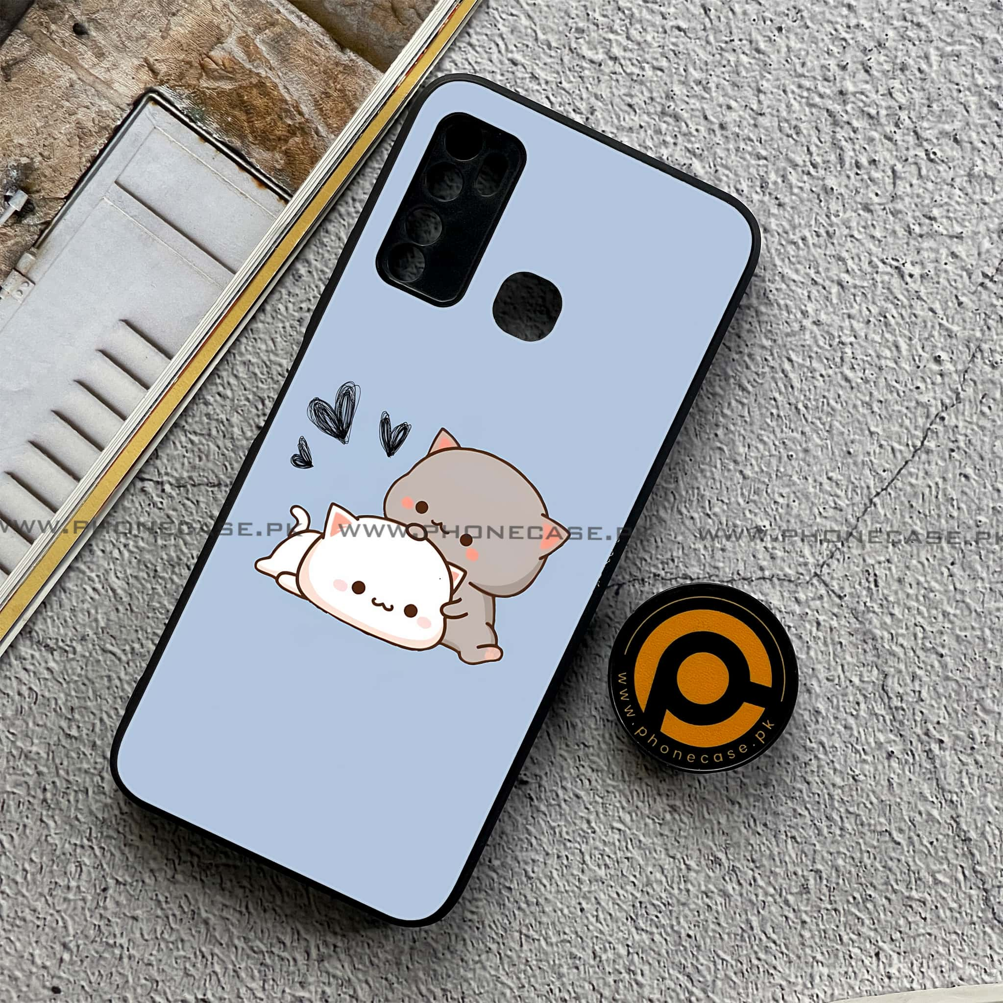 Infinix Note 7 Lite - Cute BuBu DuDu - Premium Printed Metal soft Bumper shock Proof Case