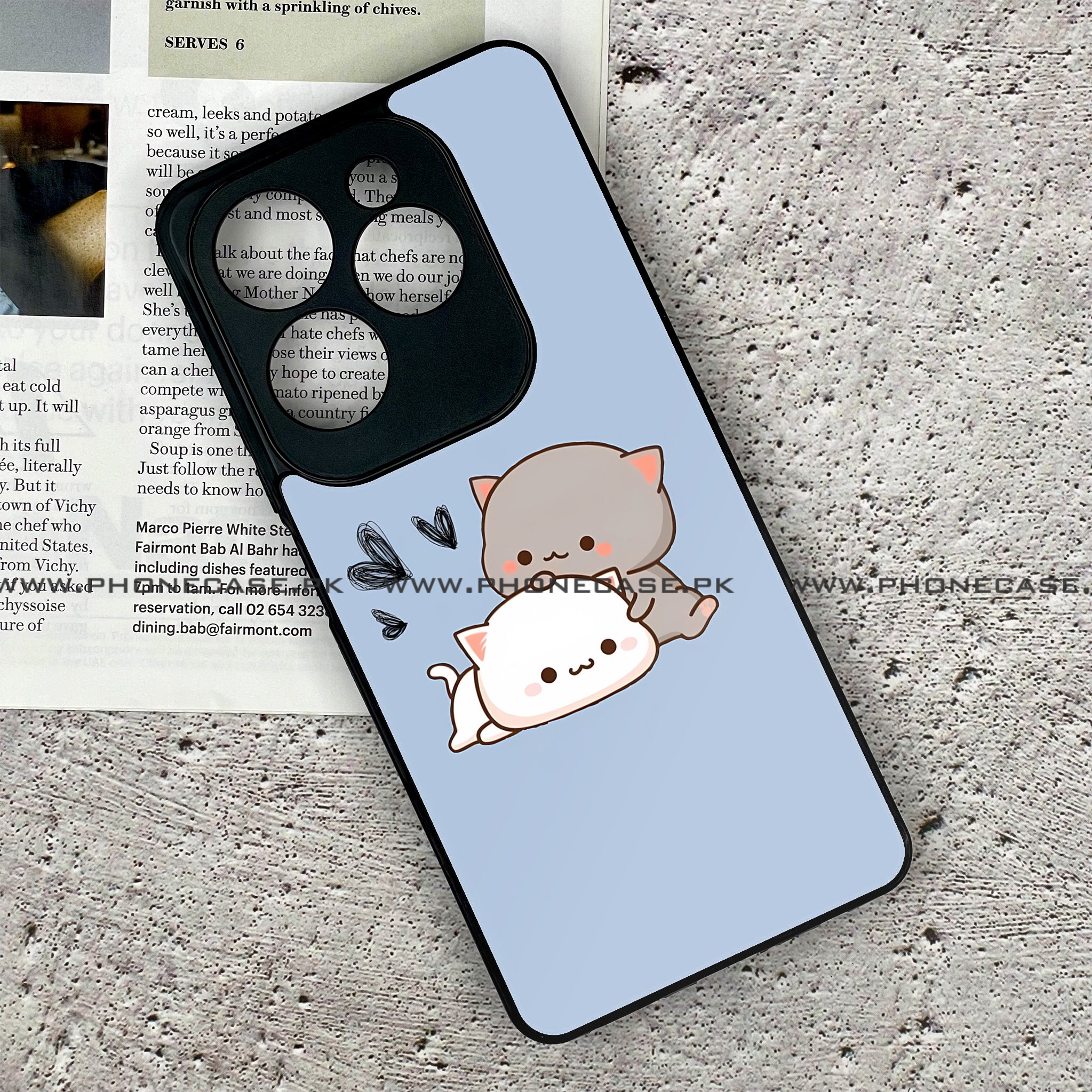 Tecno Spark 20 Pro - Cute BuBu DuDu - Premium Printed Glass soft Bumper shock Proof Case