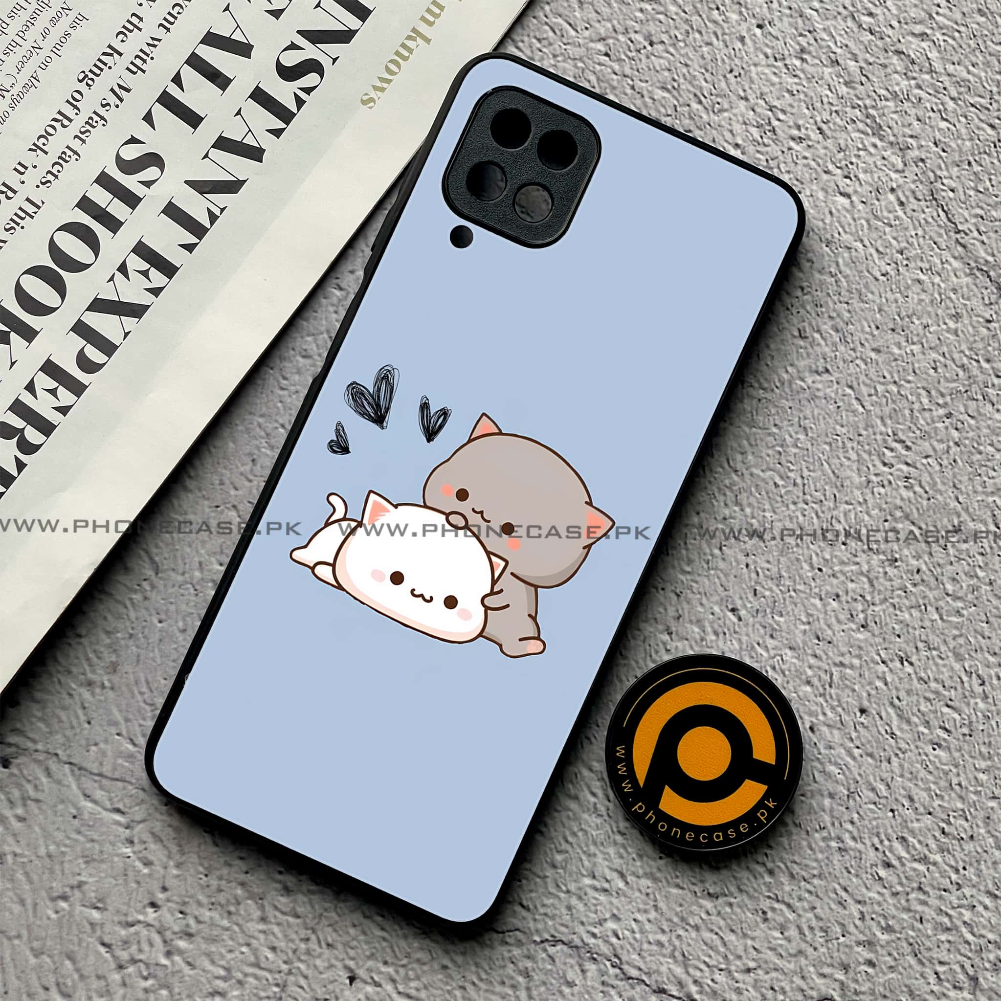 Samsung Galaxy A12 / A12 Nacho - Cute BuBu DuDu Series - Premium Printed Glass soft Bumper shock Proof Case