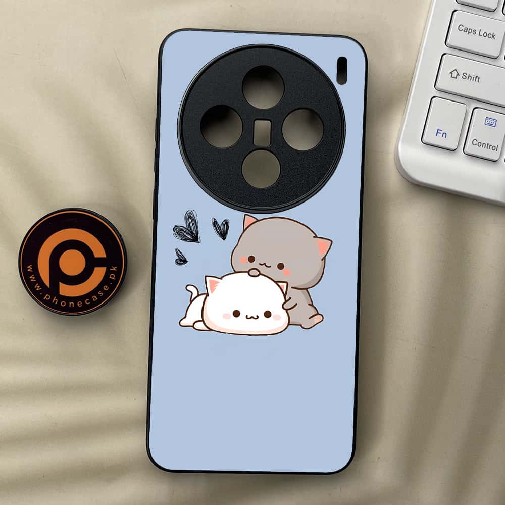 Vivo X200 - Cute BuBu DuDu Series - Premium Metal  Printed soft Bumper shock Proof Case