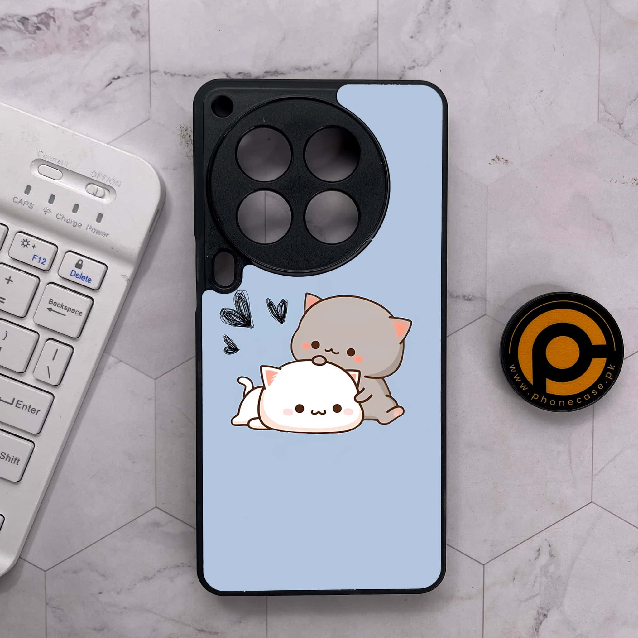 Tecno Camon 30 Premier - Cute BuBu DuDu Series - Premium Metal Printed soft Bumper shock Proof Case