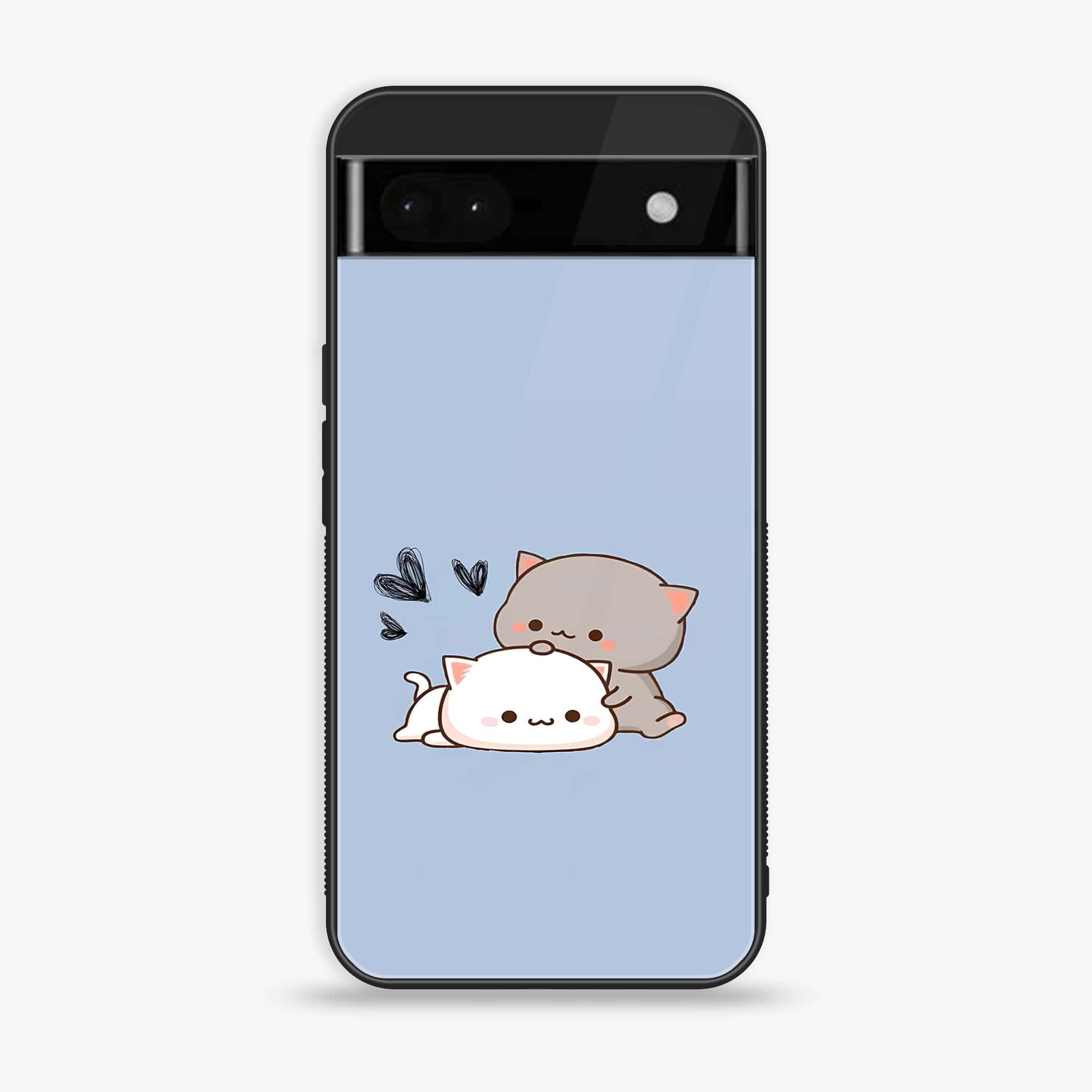 Google Pixel 6A - Cute BuBu DuDu - Premium Printed Glass soft Bumper shock Proof Case