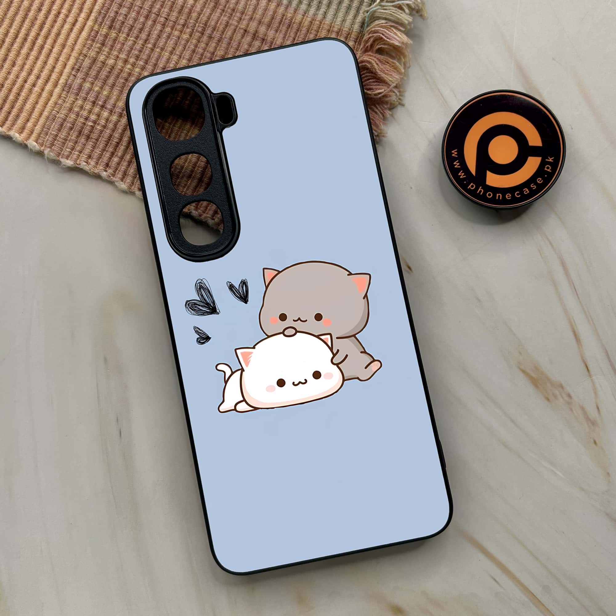 Vivo Y400 - Cute BuBu DuDu Series - Premium Metal Printed soft Bumper shock Proof Case
