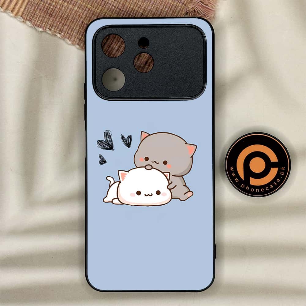 Tecno Spark 40 - Cute BuBu DuDu Series - Premium Metal Printed soft Bumper shock Proof Case
