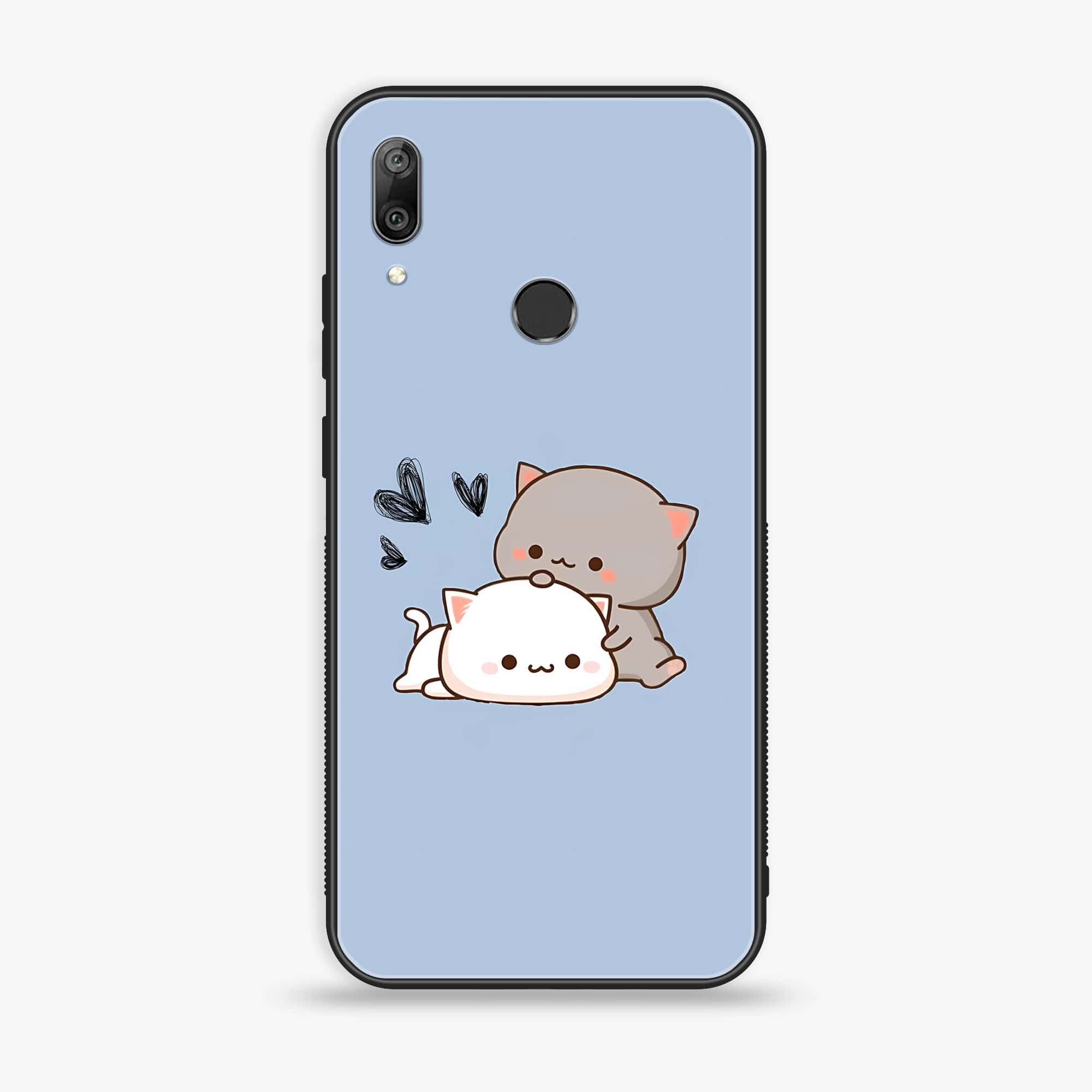 Huawei Y7 Prime (2019) - Cute BuBu DuDu - Premium Printed Glass soft Bumper shock Proof Case