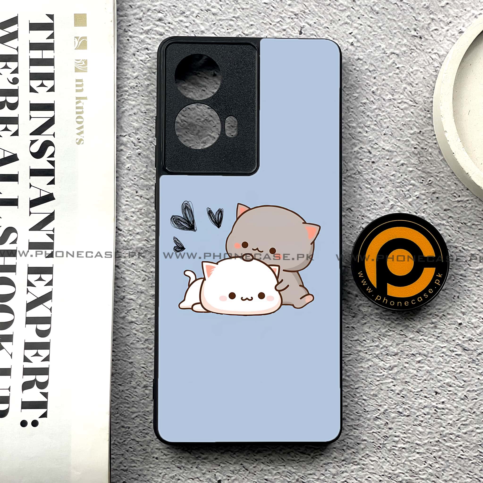 Moto G85 - Cute BuBu DuDu Series - Premium Printed Glass soft Bumper shock Proof Case