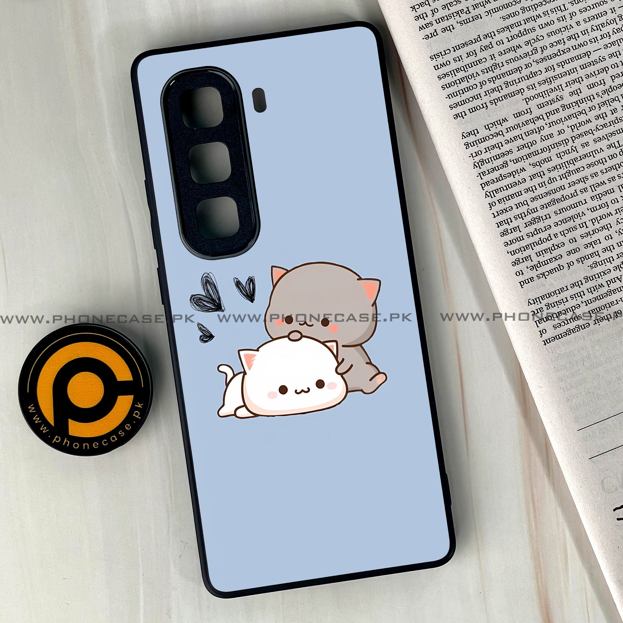 Infinix Hot 60 Pro Plus - Cute BuBu DuDu Series - Premium Metal Printed soft Bumper shock Proof Case