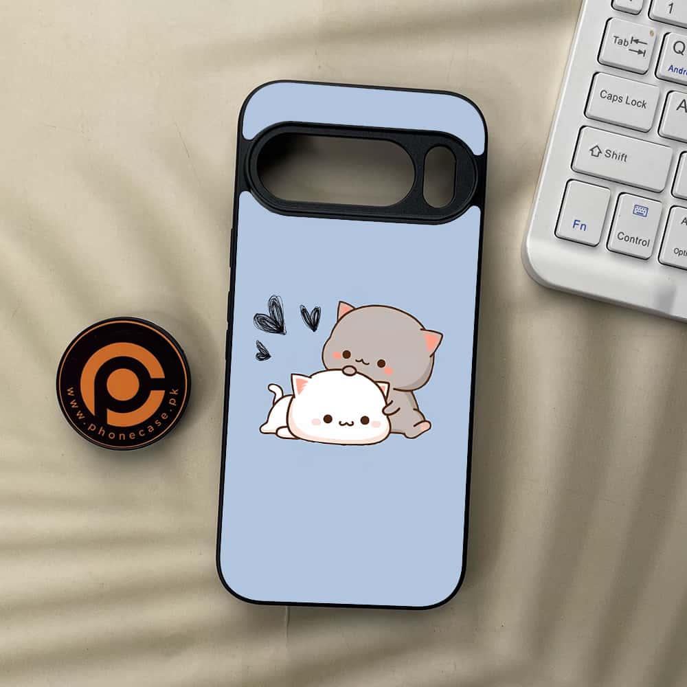 Google Pixel 10  - Cute BuBu DuDu Series - Premium Metal Printed soft Bumper Shockof Case