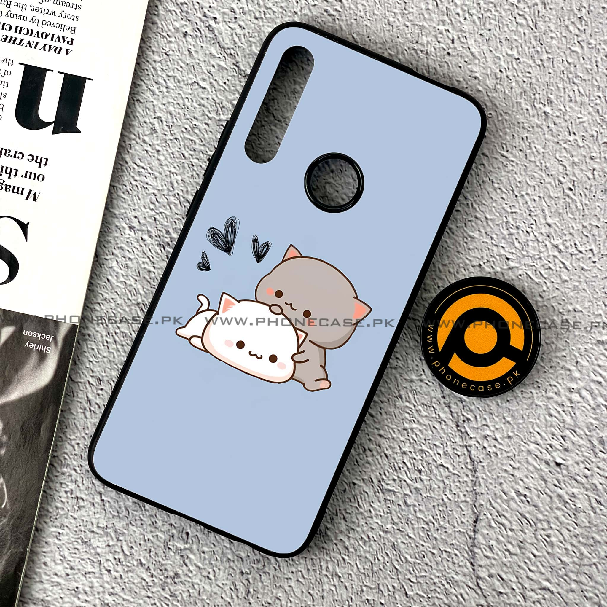 Huawei Y9 Prime (2019) - Cute BuBu DuDu Series - Premium Printed Glass soft Bumper shock Proof Case